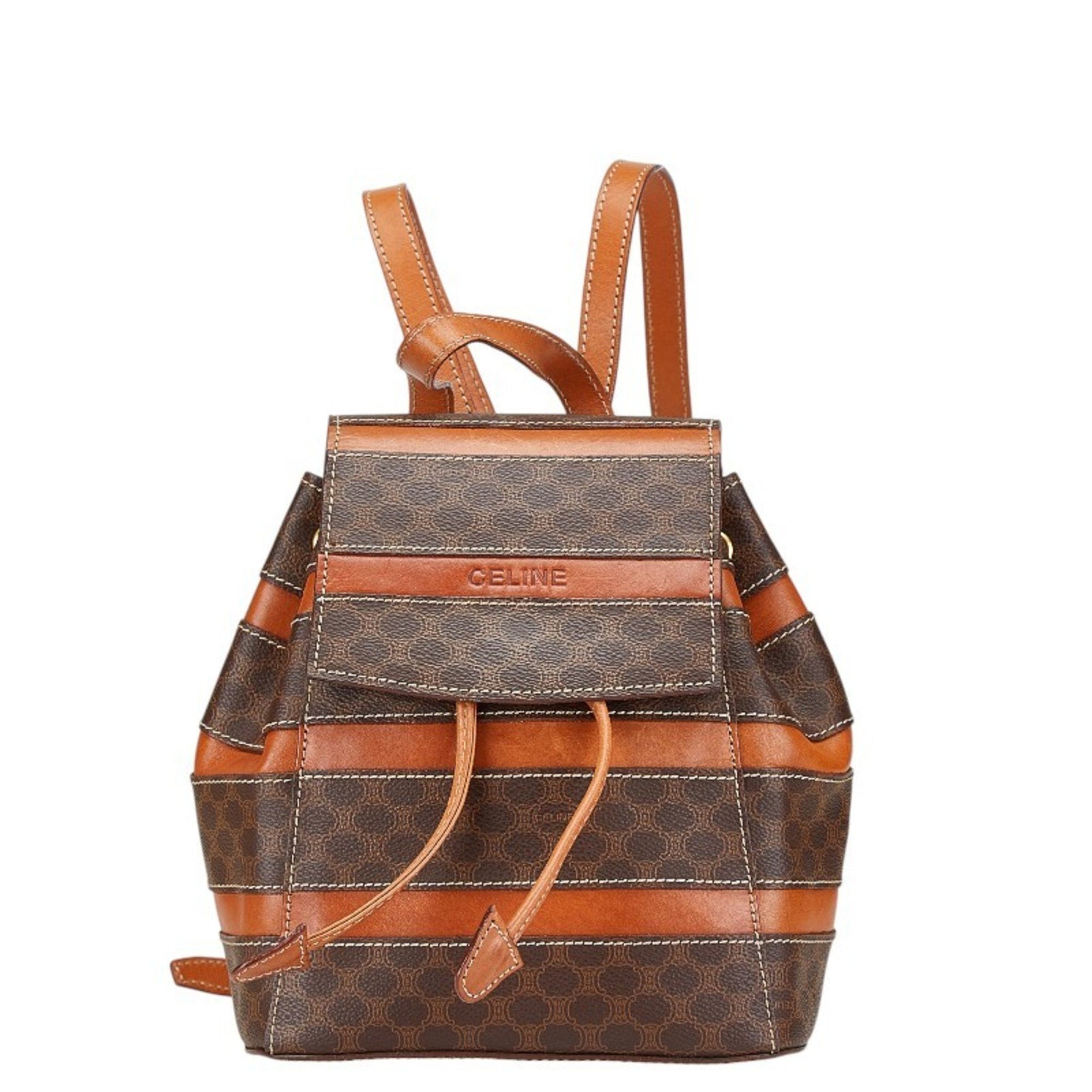 Celine Macadam Backpack PVC Leather