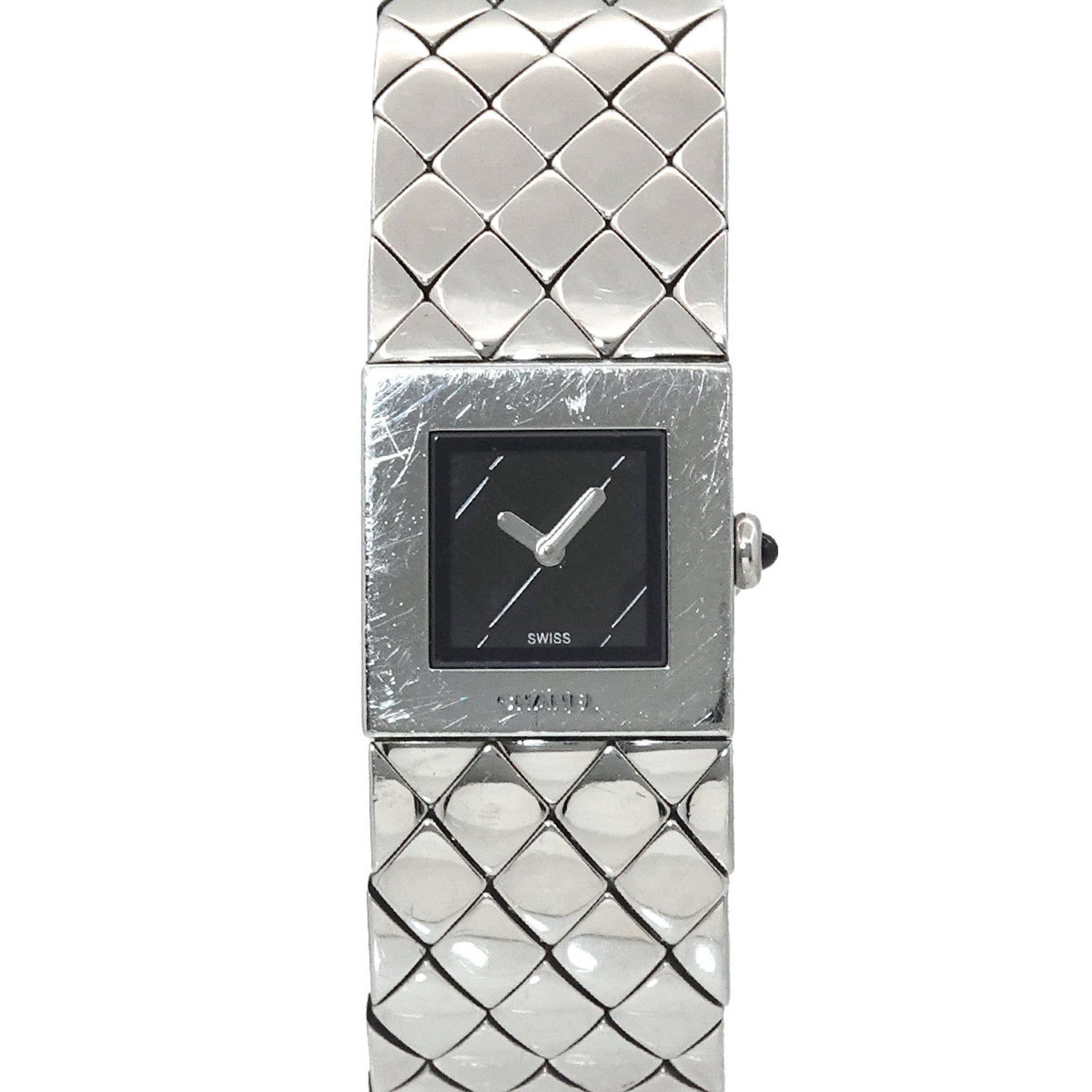 CHANEL Matelasse H0009 Women's Black Quartz Watch