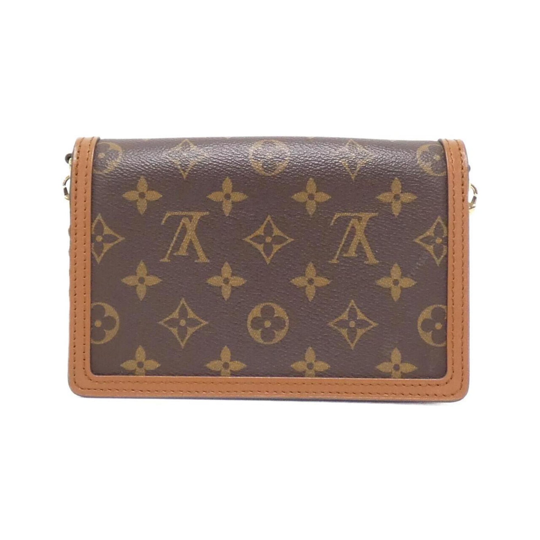 Louis Vuitton Monogram Portefeuille Dauphine Chain Wallet