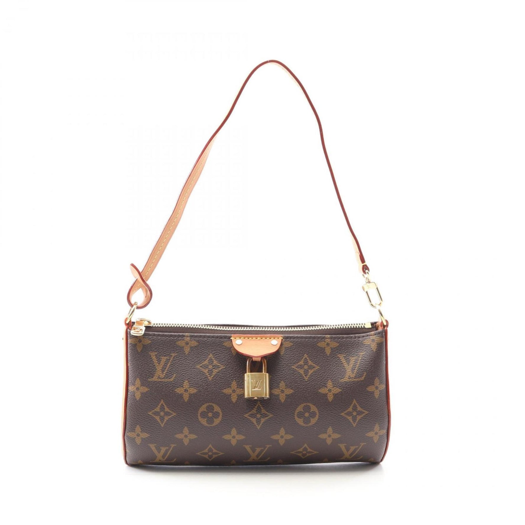 Louis Vuitton Tillet Mini Pochette Shoulder Bag in Coated Canvas and Leather with Monogram Design