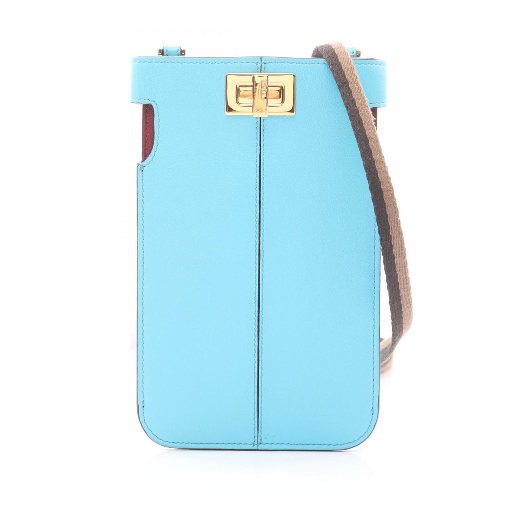 Fendi Phone Pouch Shoulder Bag, Leather