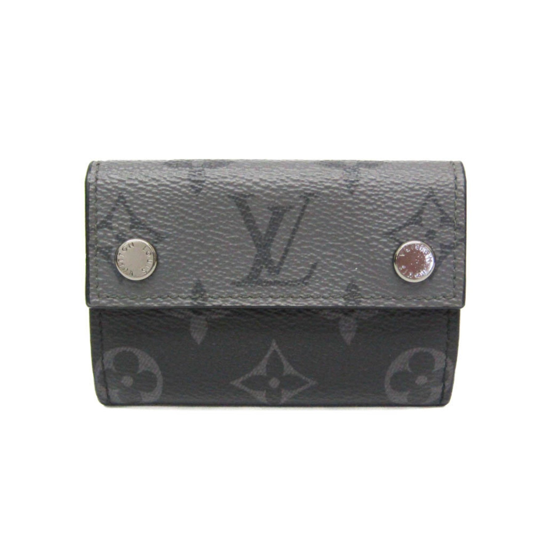 Louis Vuitton Monogram Eclipse Discovery Compact Wallet M45417 Men,Women Monogram Eclipse Wallet (tri-fold) Monogram Eclipse