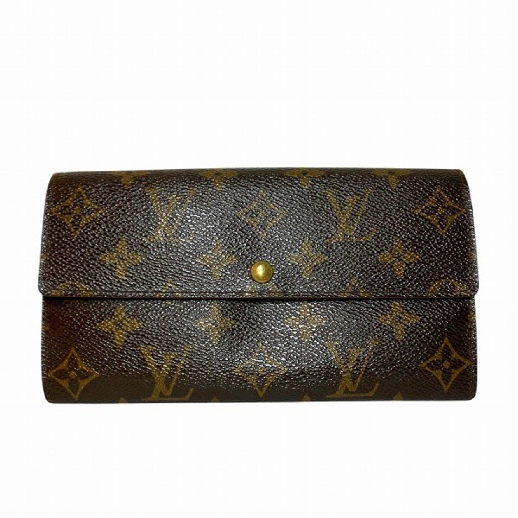 Louis Vuitton Monogram Pochette Porte Monnaie Credit Long Wallet