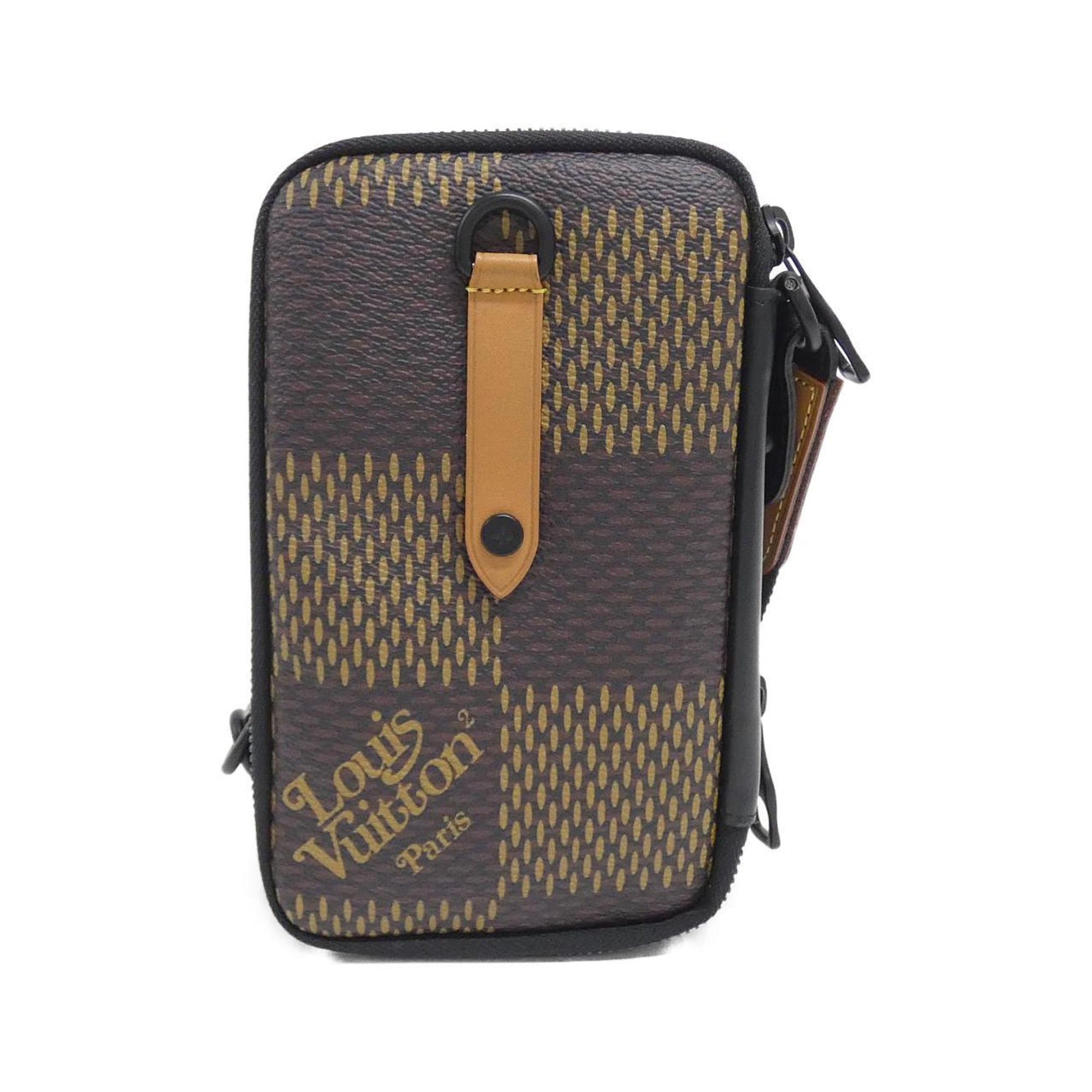 Louis Vuitton Damier Giant (LV Squared) Double Phone Pouch Shoulder Bag