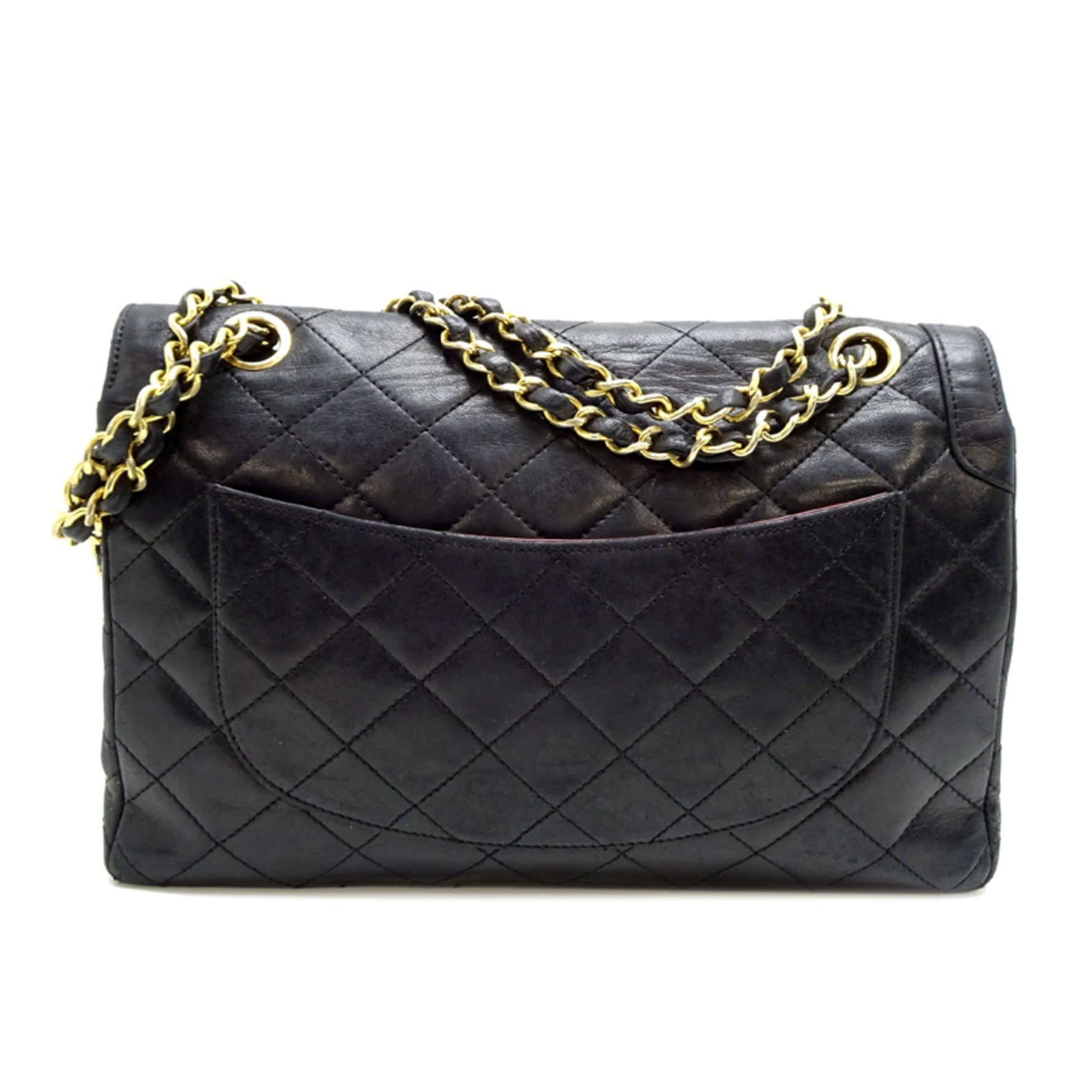 CHANEL Paris Exclusive Matelasse Chain Shoulder Bag in Lambskin