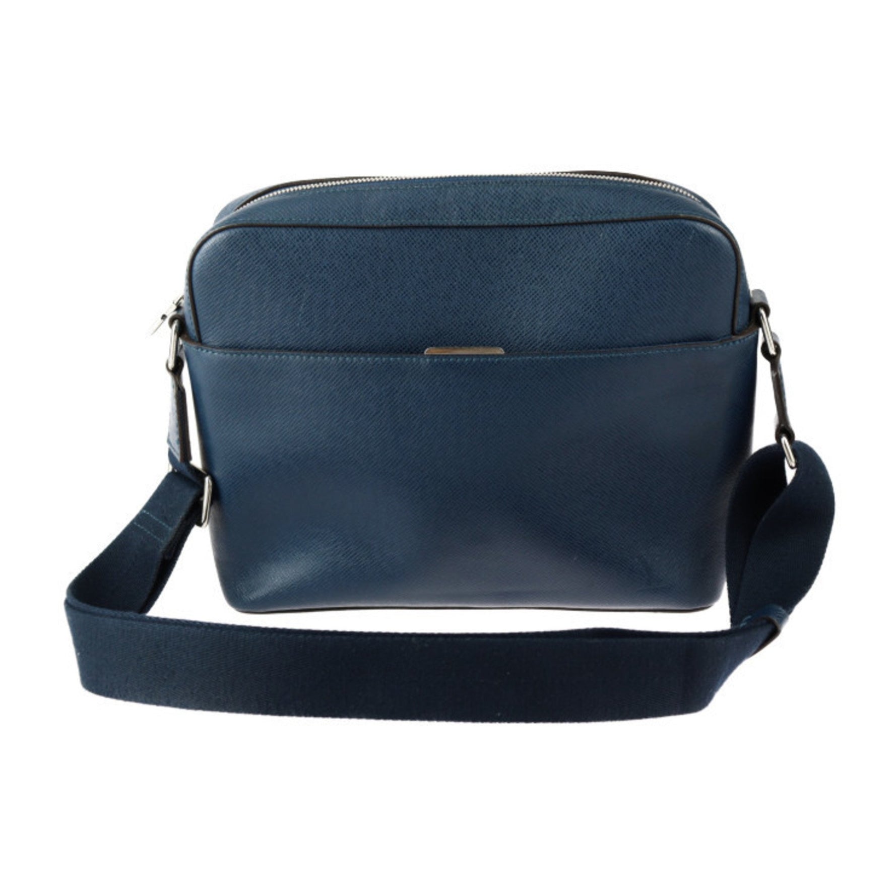 LOUIS VUITTON Anton PM Taiga Shoulder Bag M33426 Leather Blue Marine 2427063010136R1