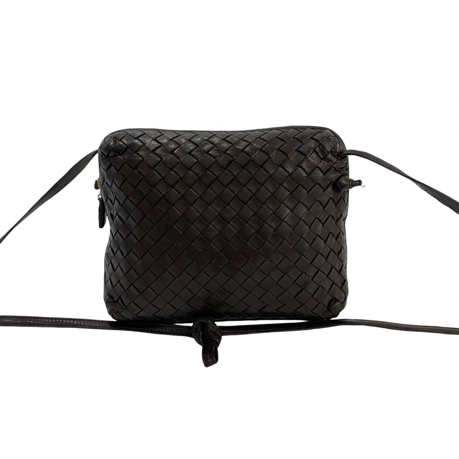 BOTTEGA VENETA Intrecciato Leather Mini Shoulder Bag/Pochette/Sacoche