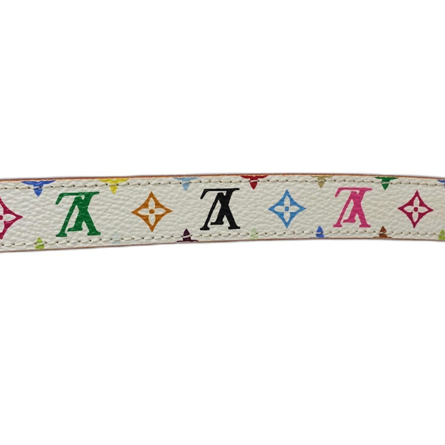 Louis Vuitton Multi Belt Santur 70 28 Blanc
