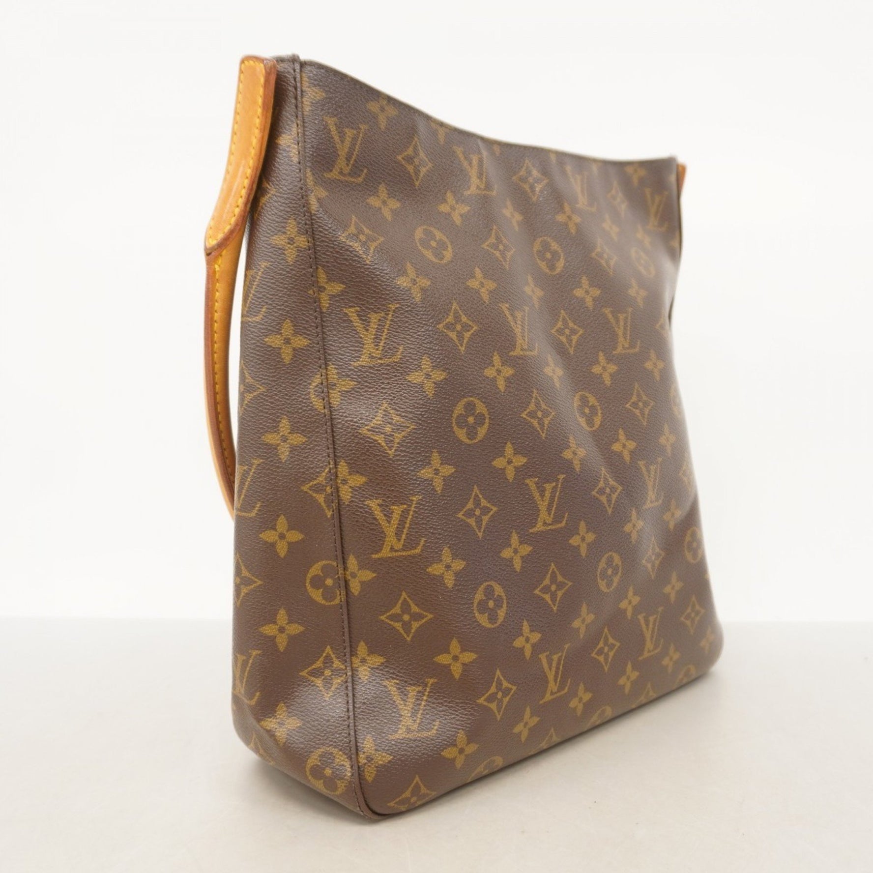 Louis Vuitton Monogram Looping GM Shoulder Bag M51145 Brown Women's