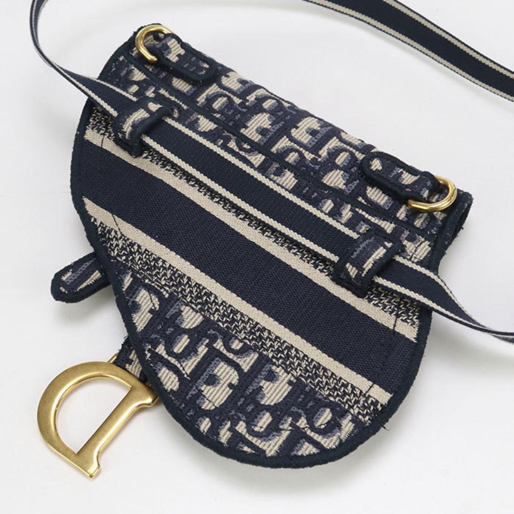 Christian Dior DIOR Saddle Belt Bag, Blue