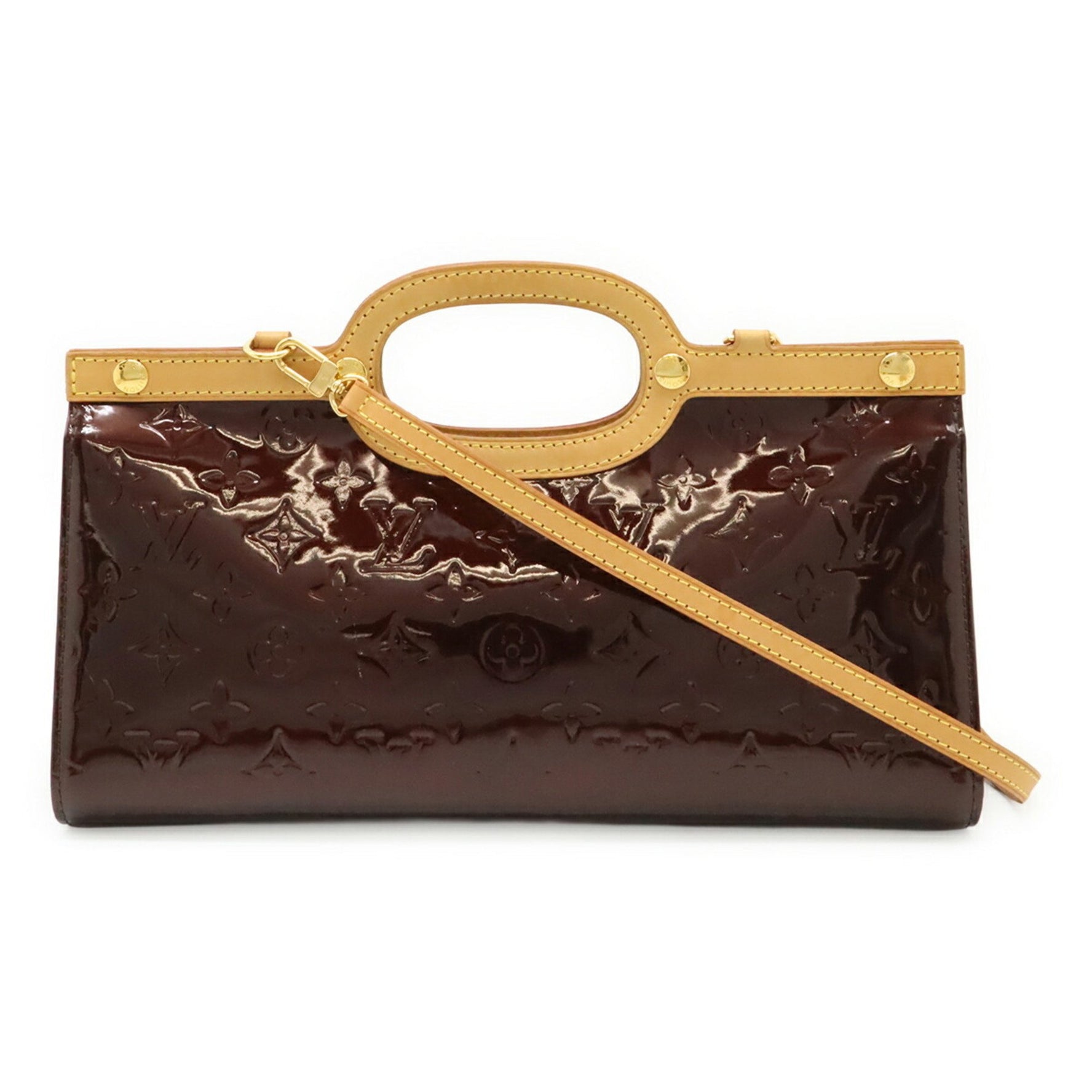 Louis Vuitton Monogram Vernis Roxbury Drive Handbag/Shoulder Bag Alamant