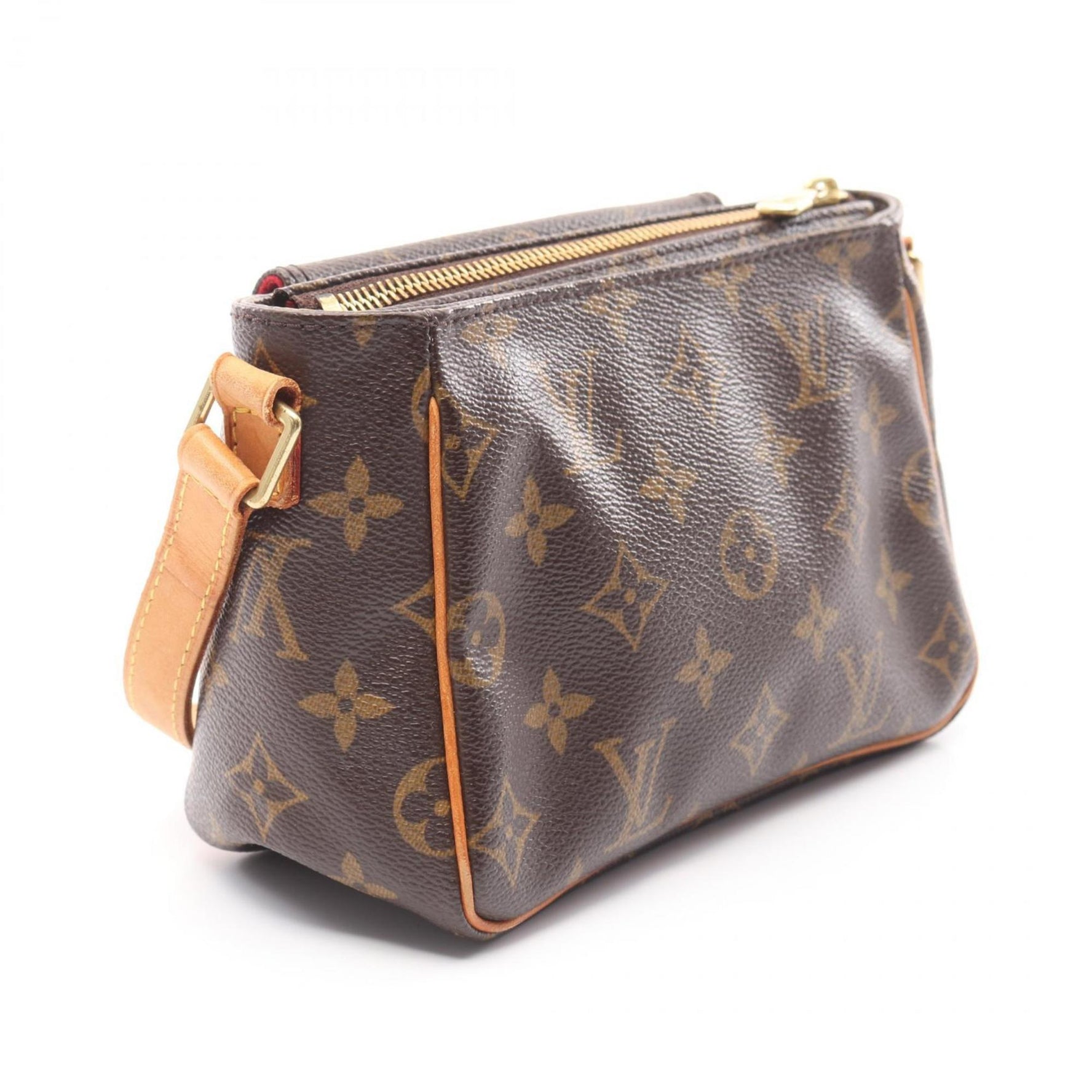 Louis Vuitton Viva Cite PM Shoulder Bag in Coated Canvas and Leather with Monogram Design