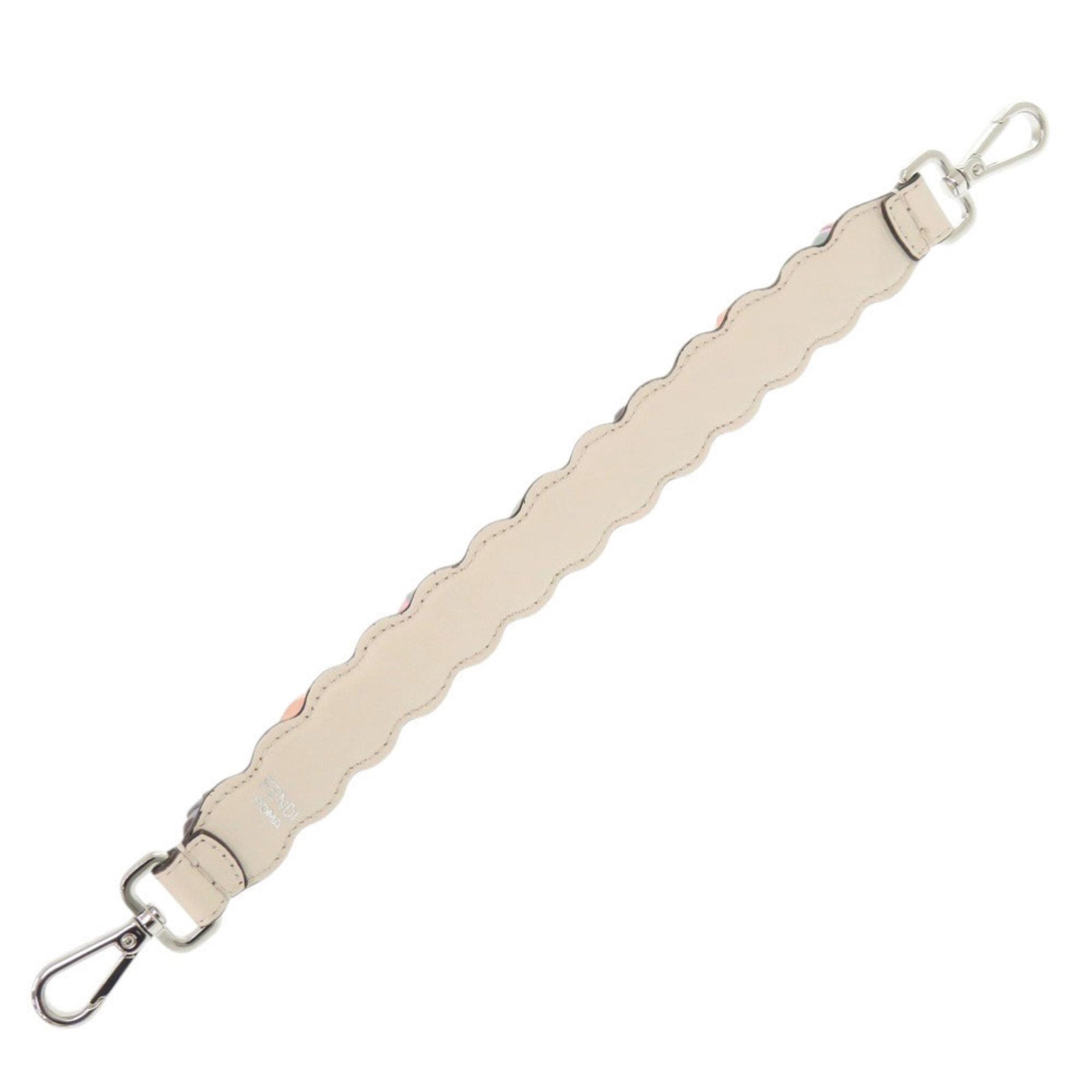 Fendi Mini Strap You Leather Beige Multicolor Handle 0455