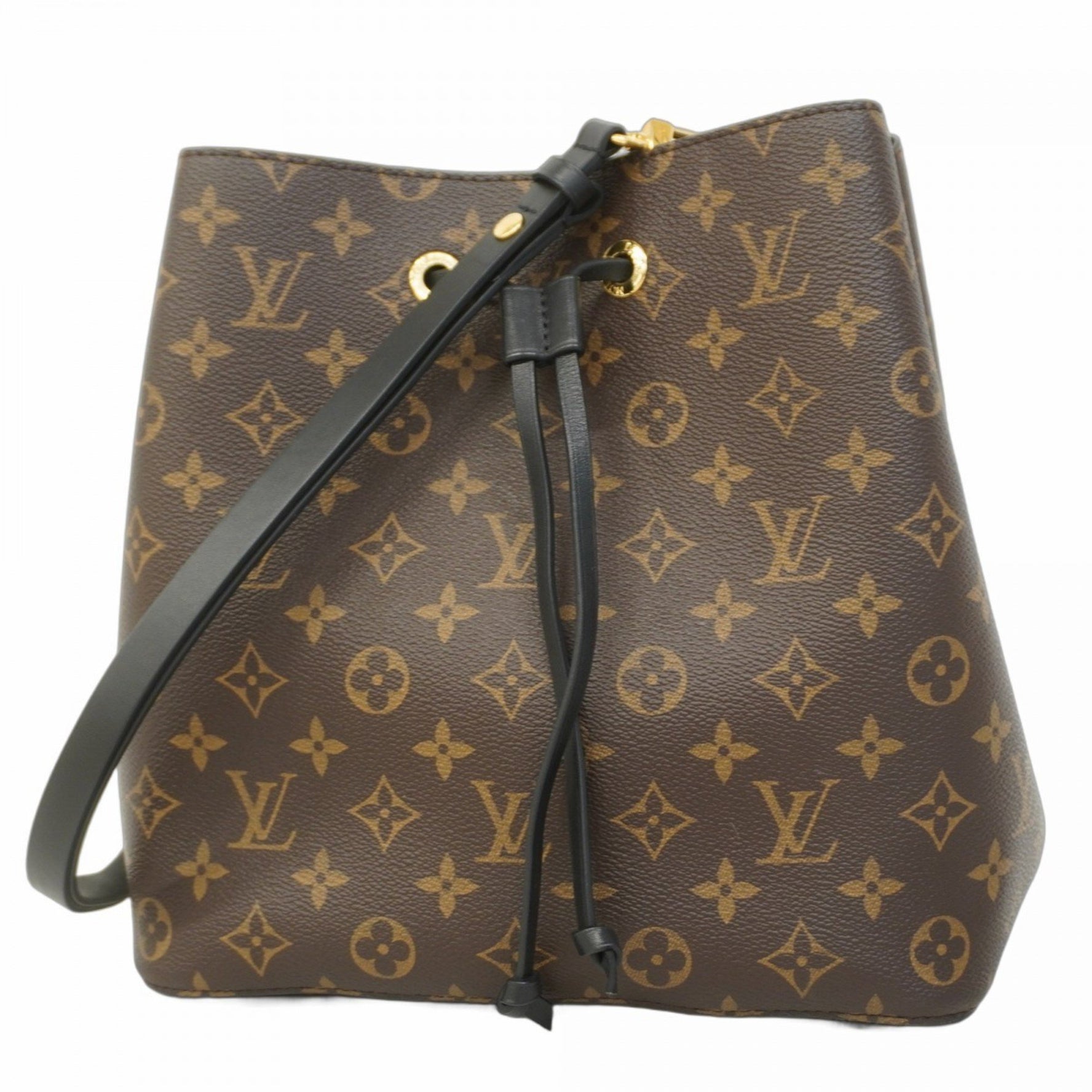 Louis Vuitton Monogram NeoNoe Shoulder Bag M44020 Brown Noir Women's