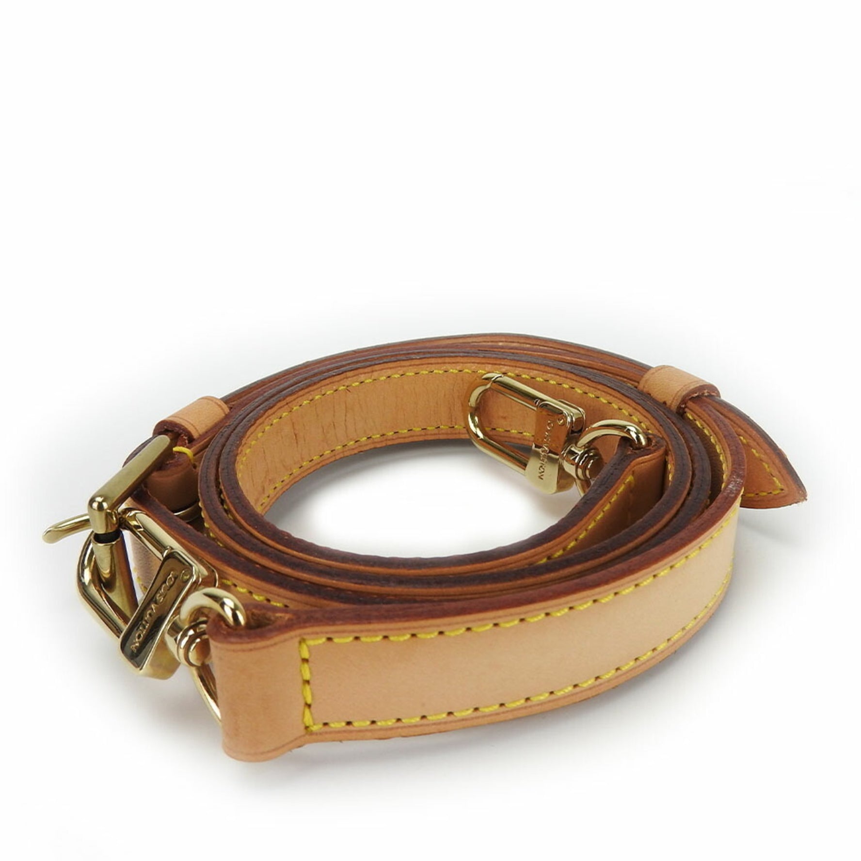 Louis Vuitton Shoulder Strap, Tanned Leather, Adjustable