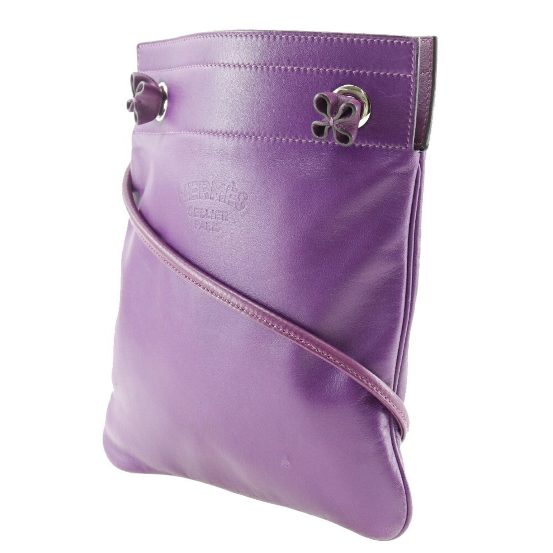 HERMES Aline Mini Shoulder Bag Vaux Swift 2020 Y Crossbody Open