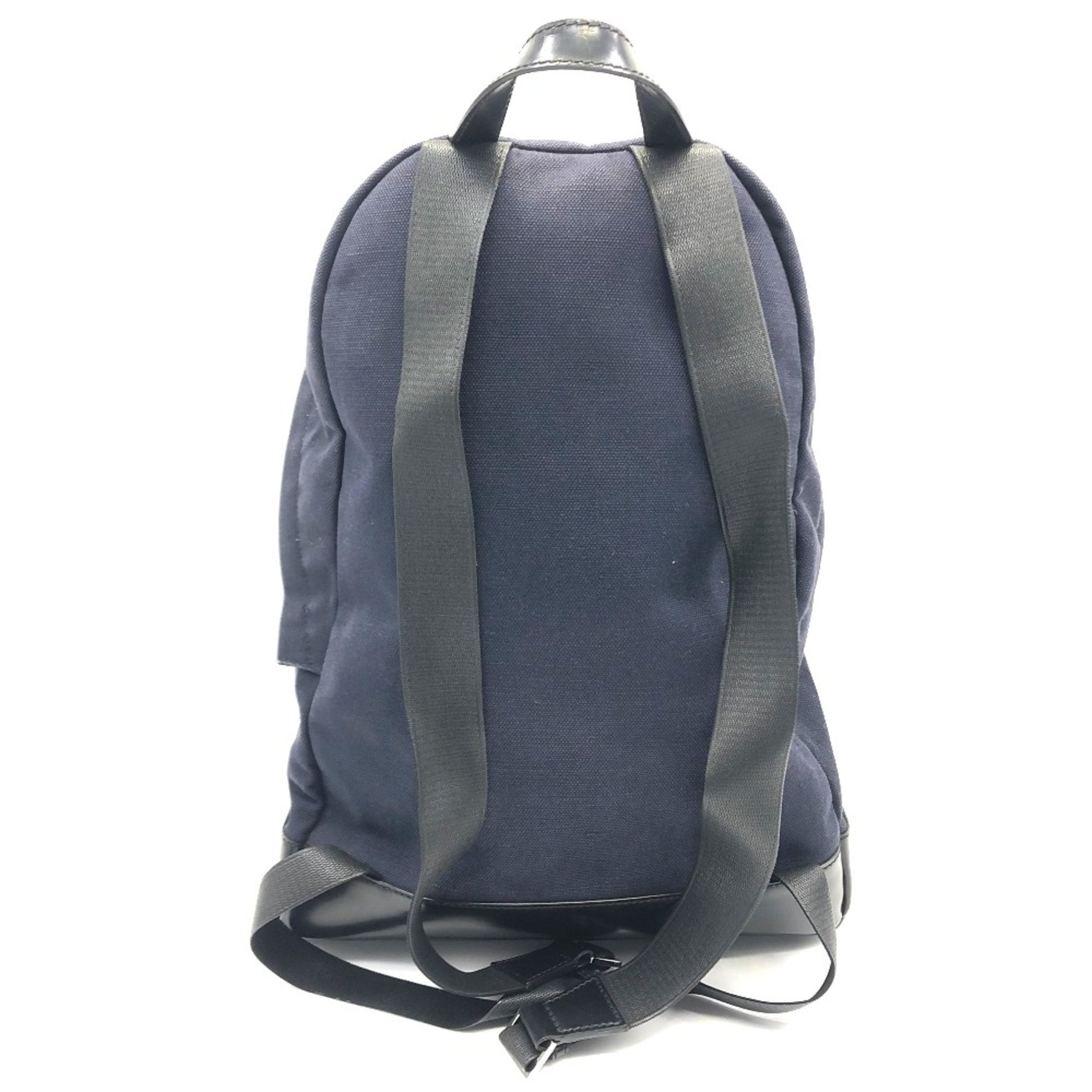 Balenciaga logo Backpack Navy Black