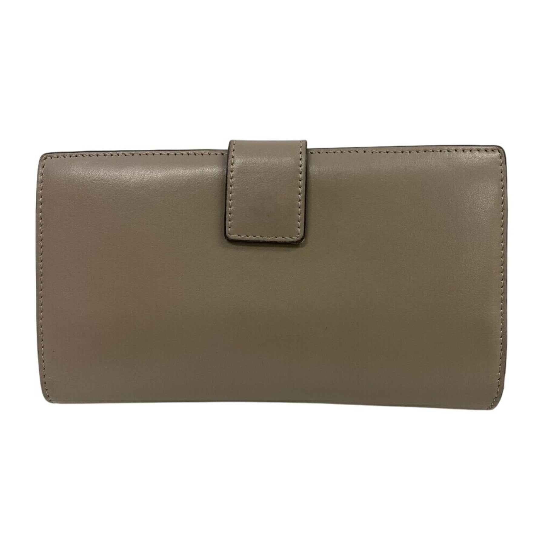 FENDI Peekaboo Tortoiseshell Long Wallet Grey