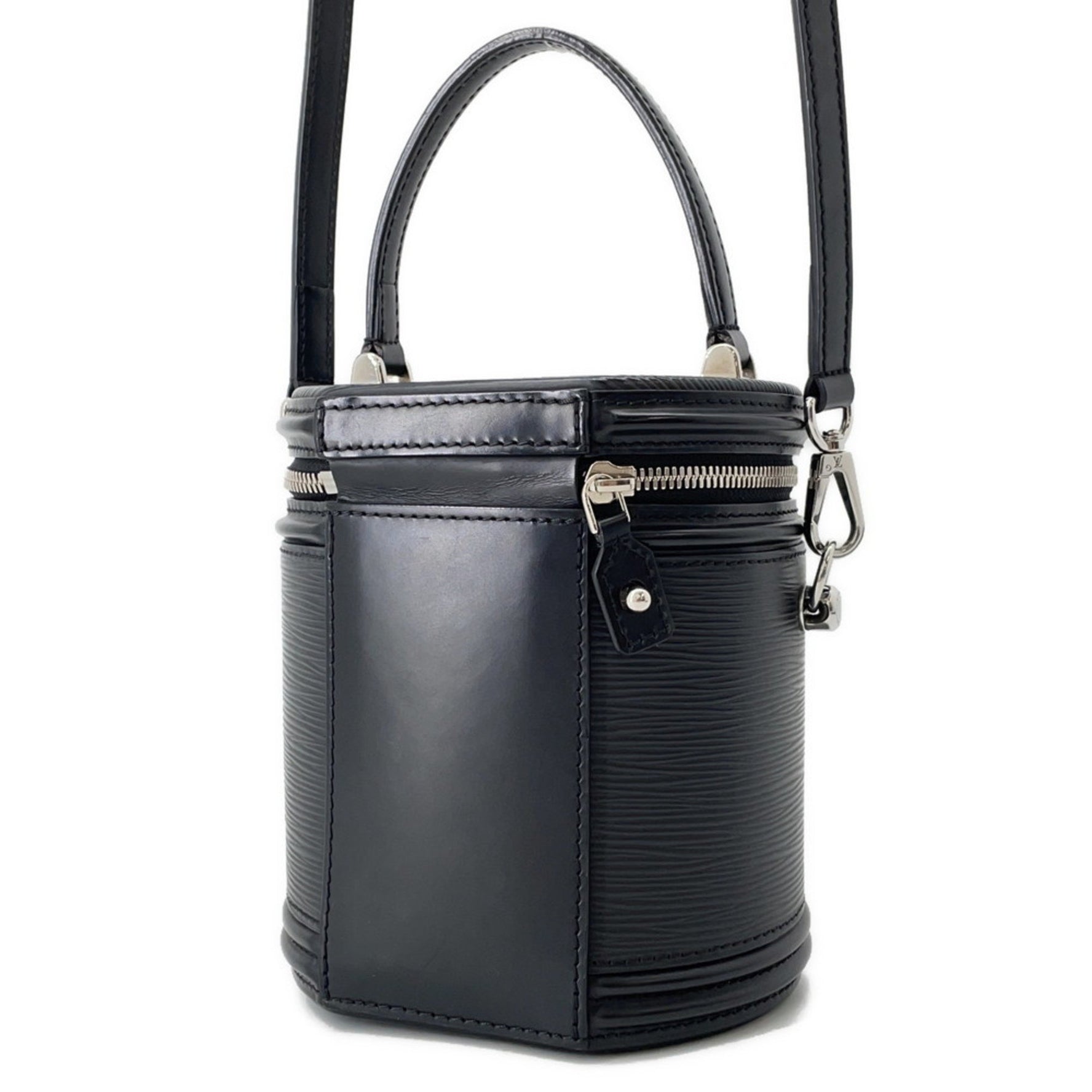 Louis Vuitton Epi Cannes Handbag LOUIS VUITTON Shoulder Bag Black