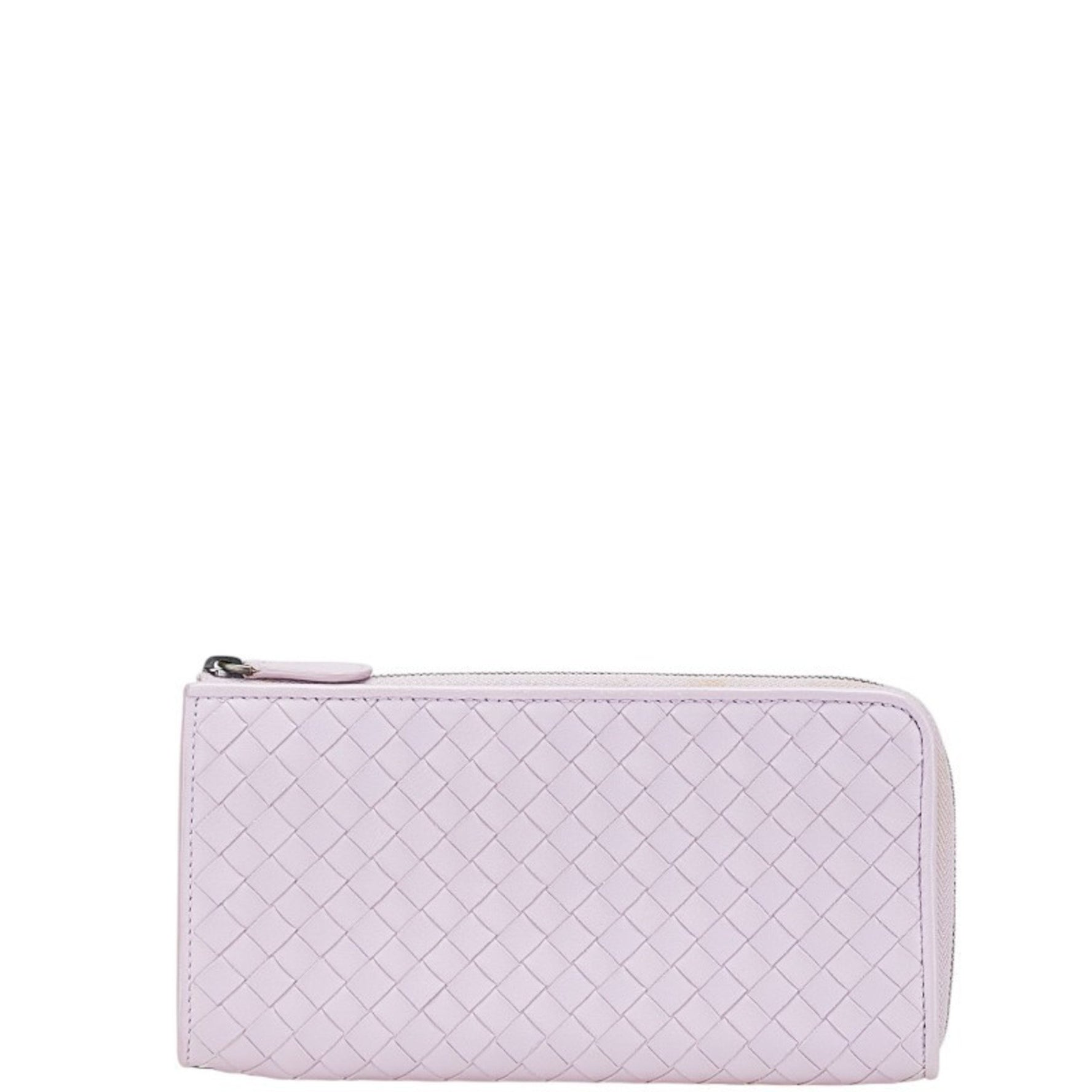 Bottega Veneta Intrecciato Long Wallet with L-shaped Zipper, Leather
