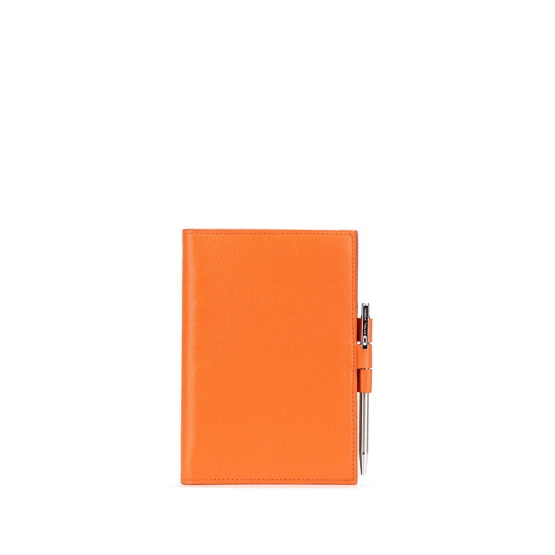 Hermès Agenda GM Planner, Orange, Epsom Leather, Women's, HERMES