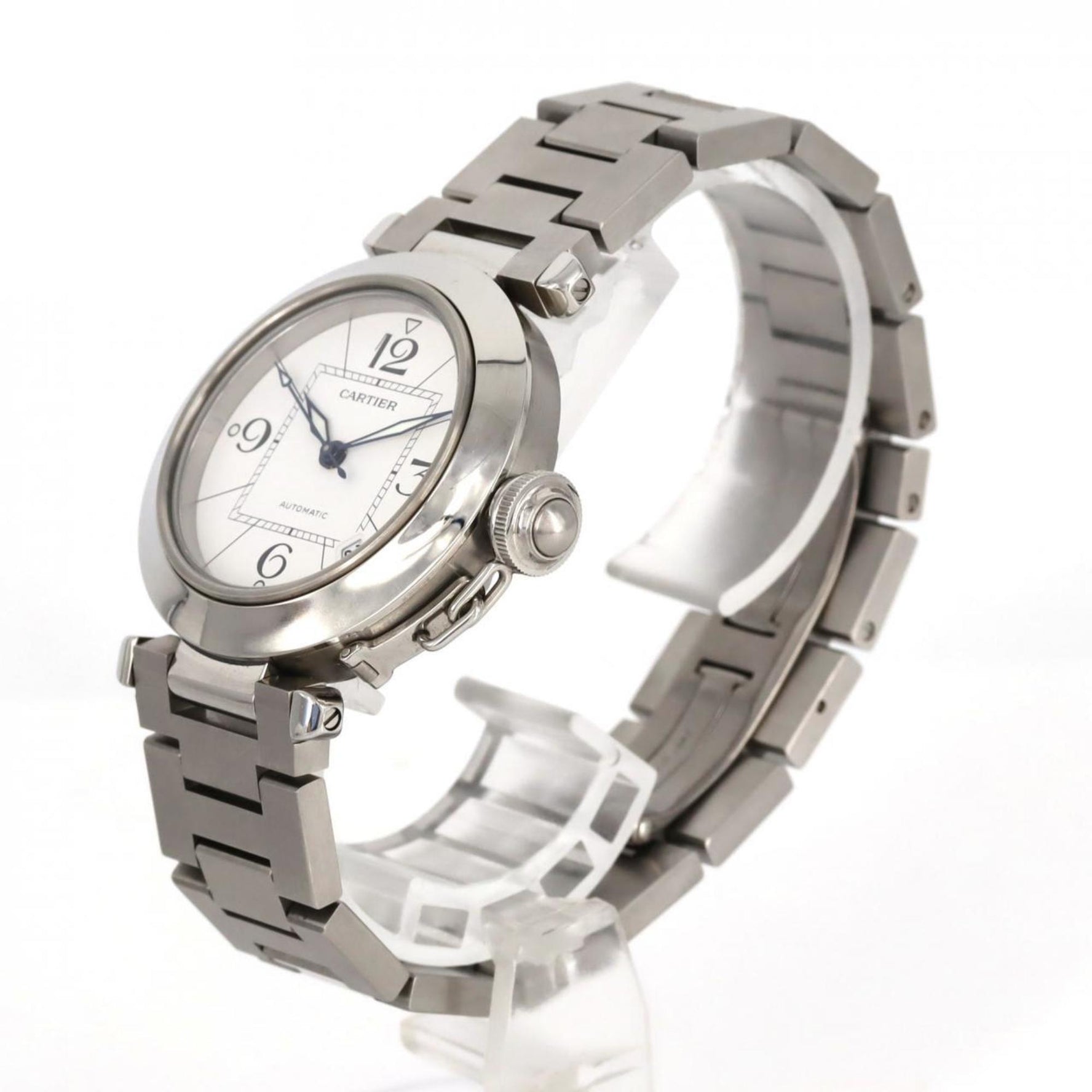 Cartier Pasha C W31074M7 SS Automatic Watch