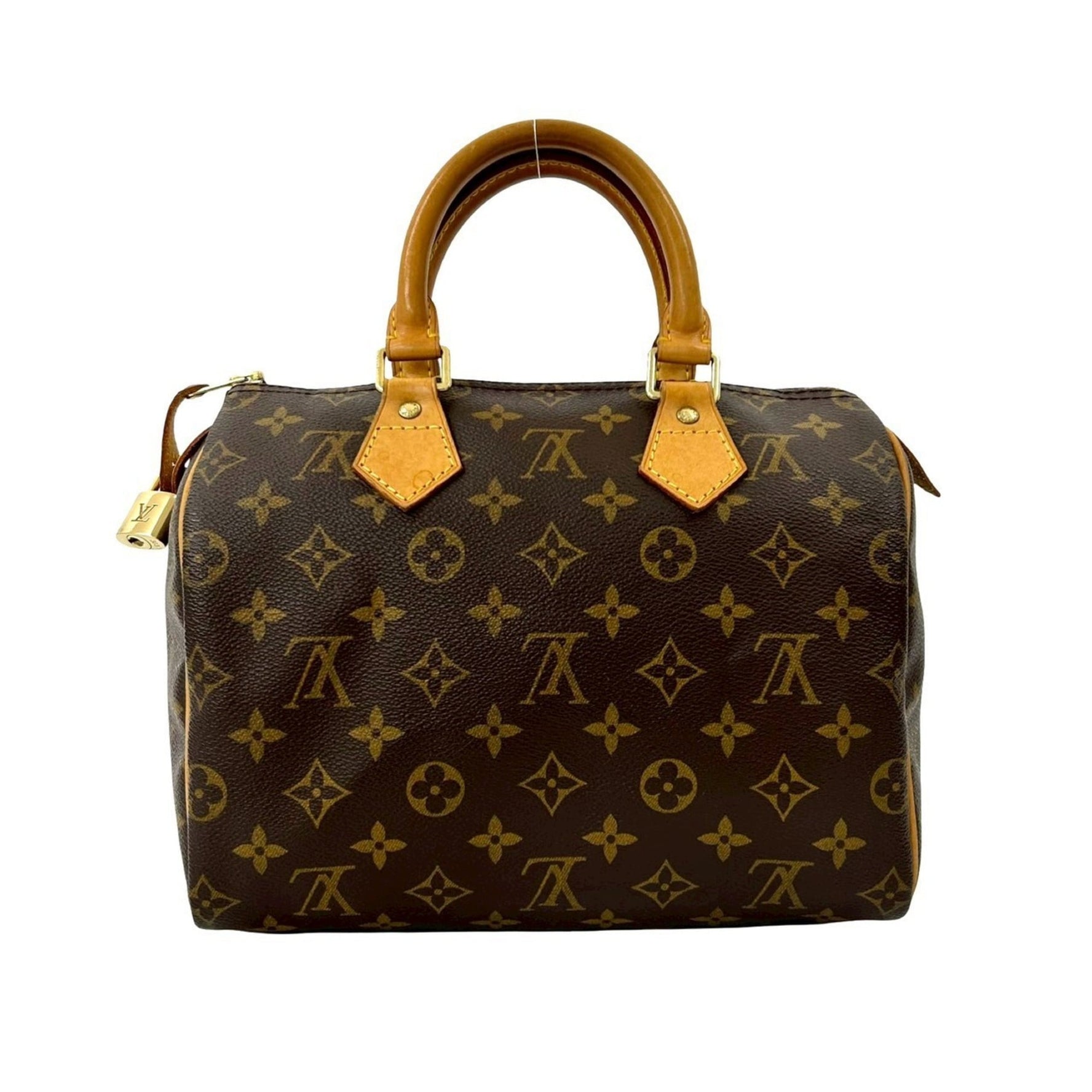 LOUIS VUITTON Speedy 25 Monogram Leather Handbag/Mini Boston Bag