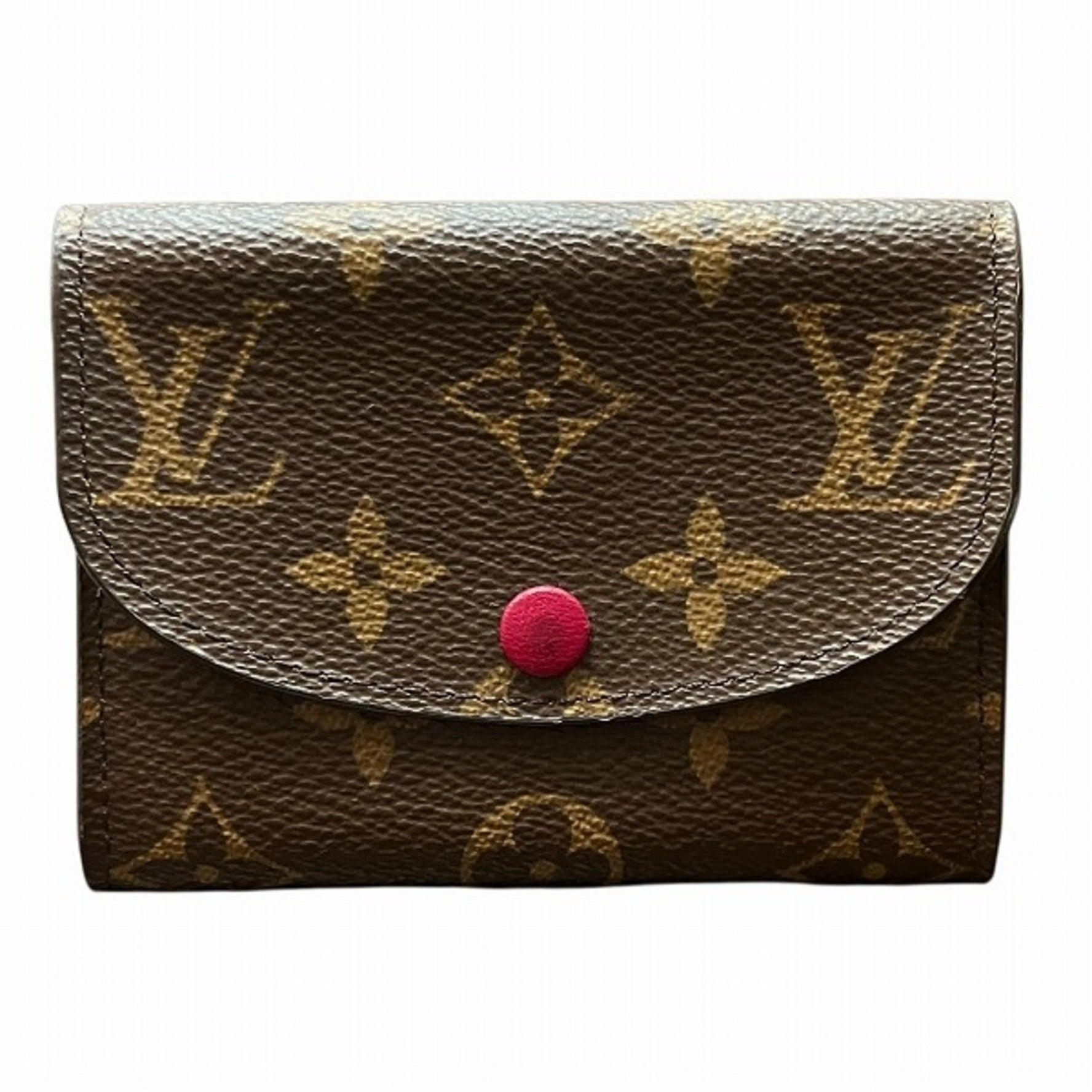 Louis Vuitton Monogram Porte Monnaie Rosary Wallet/Coin Case Wallet