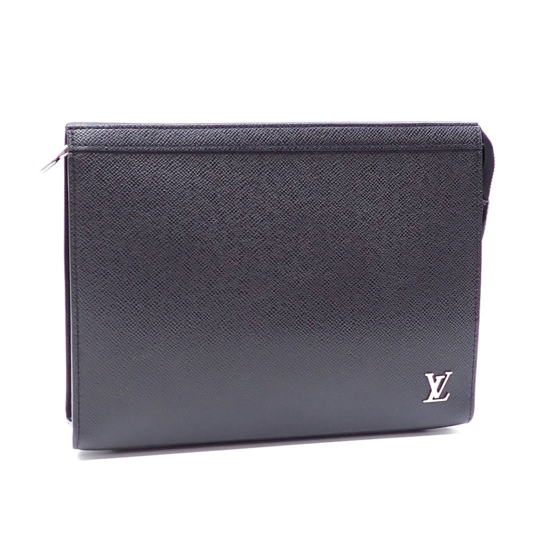 Louis Vuitton Taiga Pochette Voyage Clutch Bag, Second