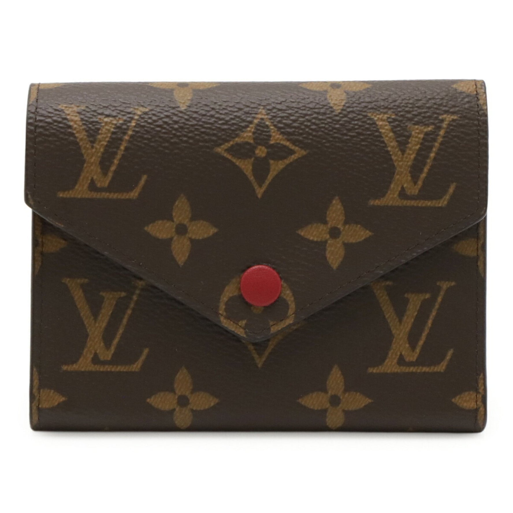 Louis Vuitton Monogram Portefeuille Victorine Tri-fold Wallet Fuchsia