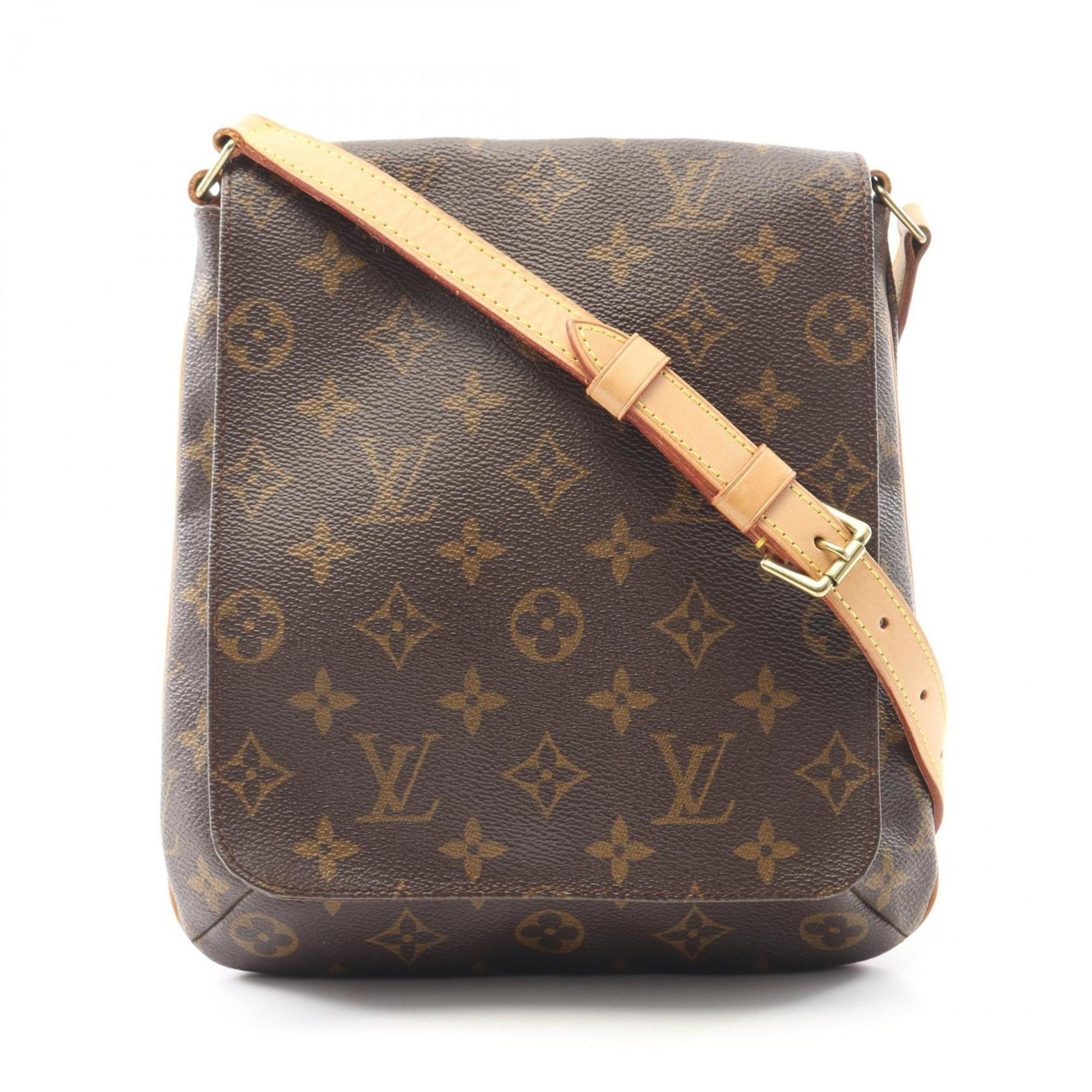 Louis Vuitton Musette Salsa Short Strap Shoulder Bag, Coated Canvas and Leather, Monogram, Brown