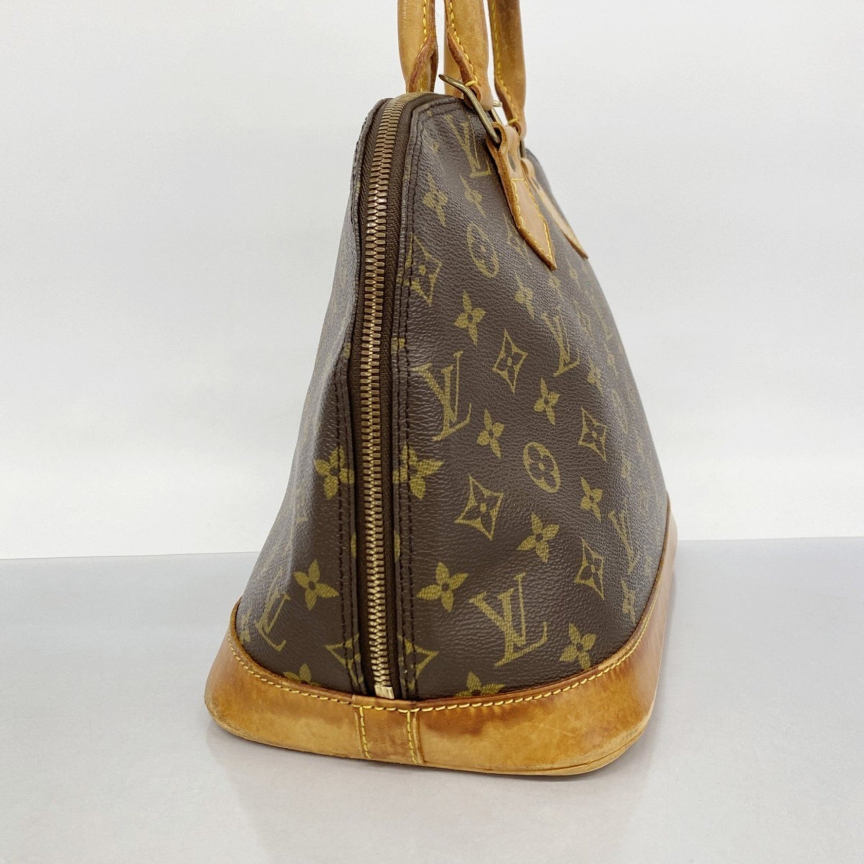 Louis Vuitton Monogram Alma Handbag M51130 Brown Women's