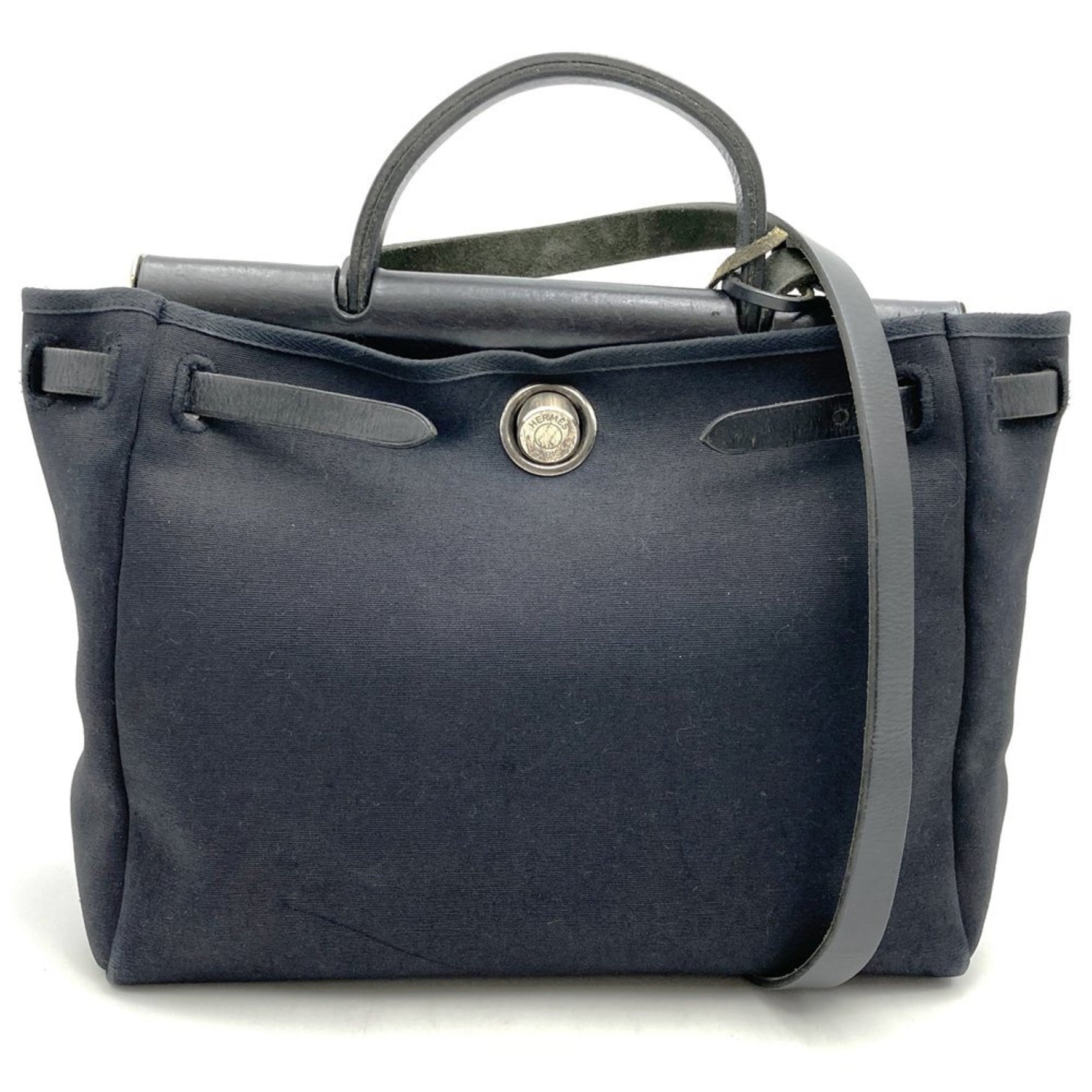 HERMES Hermès Airbag PM Canvas Shoulder Bag/Handbag in