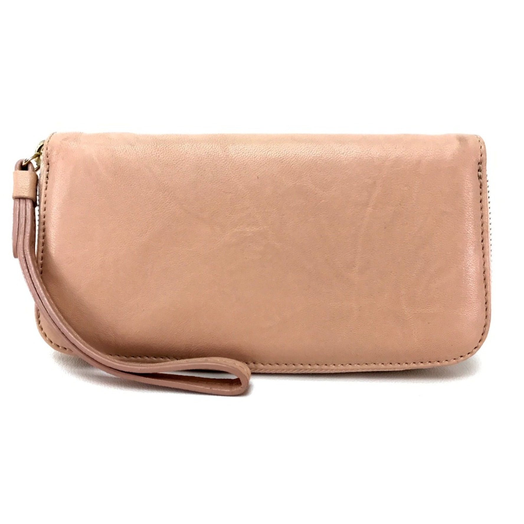 Jimmy Choo with Strap Zip Around Long Wallet Long Wallet Pink Pink
