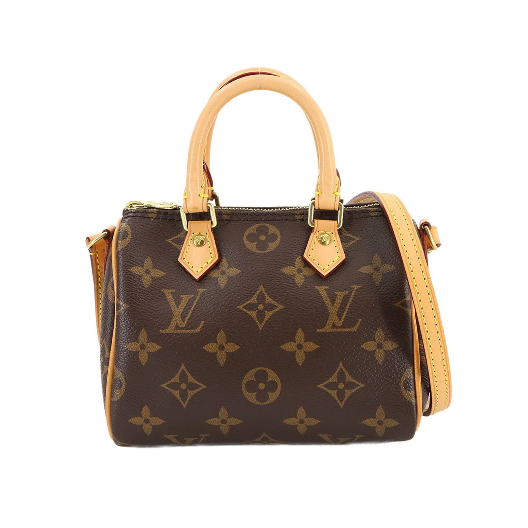 Louis Vuitton Monogram Nano Speedy 2-way Hand/Shoulder Bag