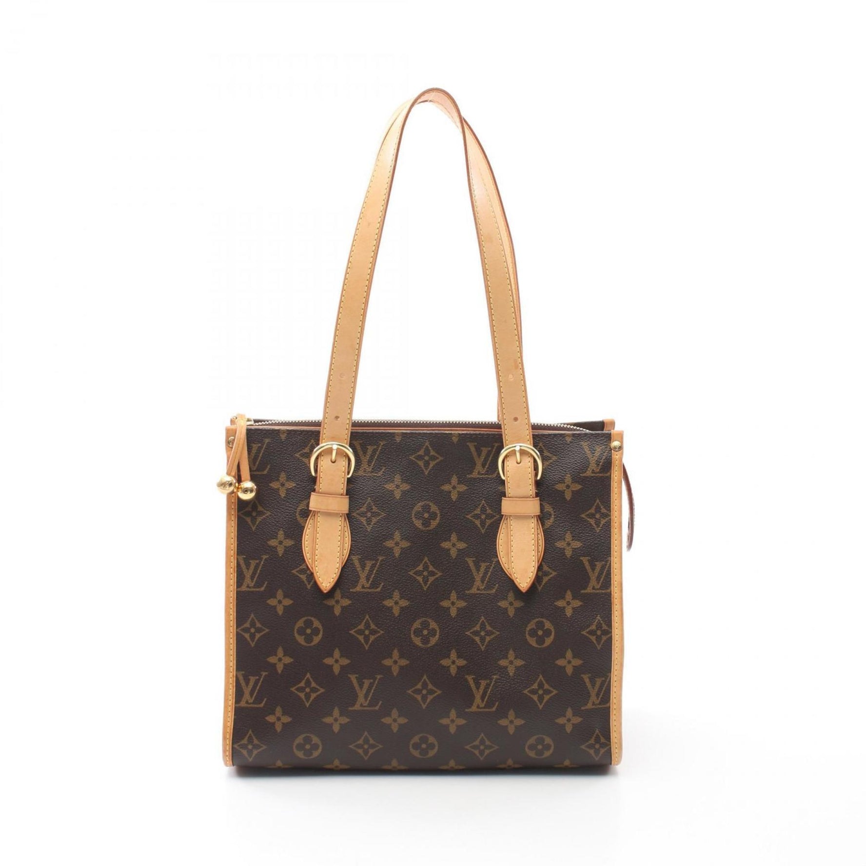 Louis Vuitton Popincourt Au Monogram Tote Bag Coated Canvas Leather