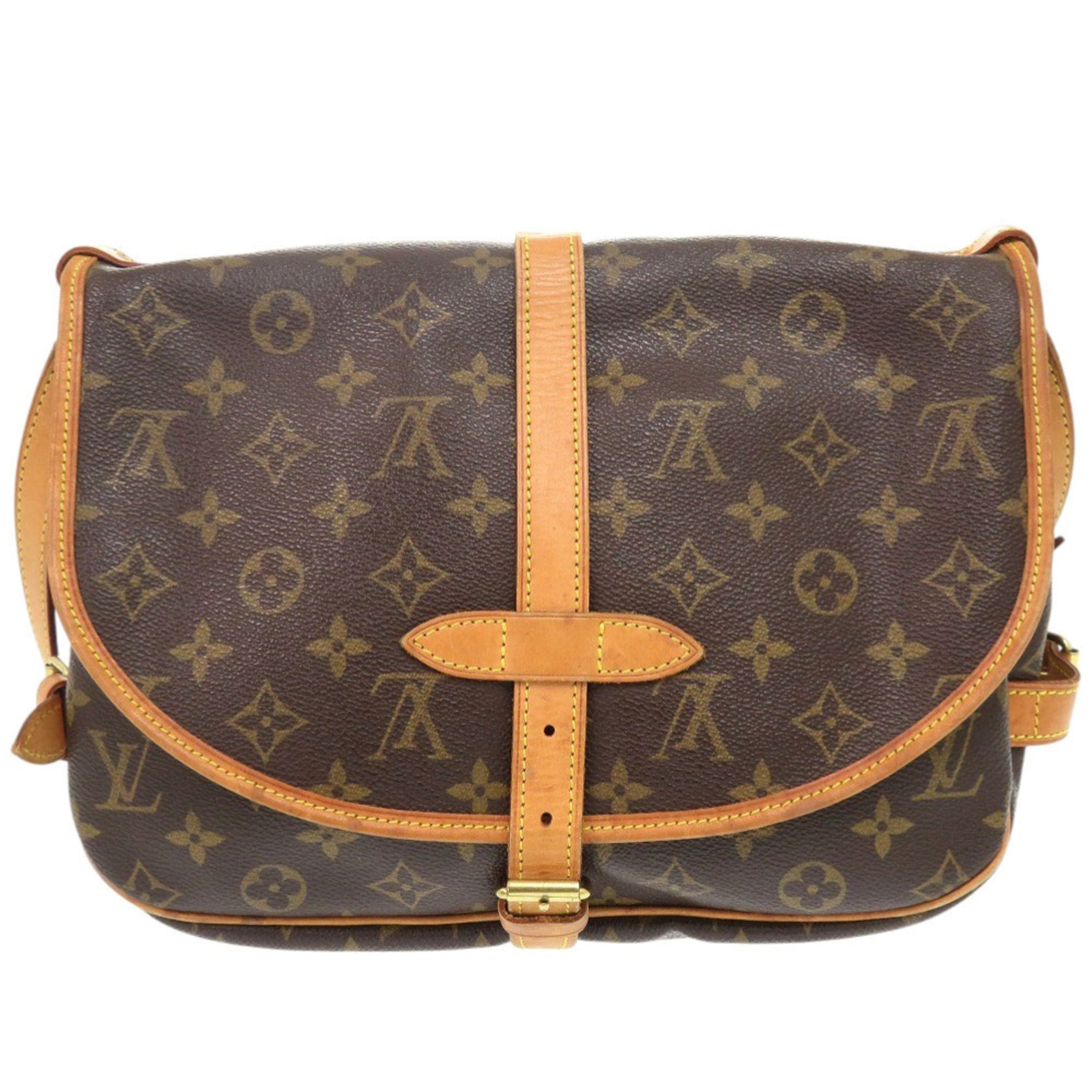 Louis Vuitton Saumur 30 Monogram Brown Shoulder Bag LV 0585 LOUIS VUITTON
