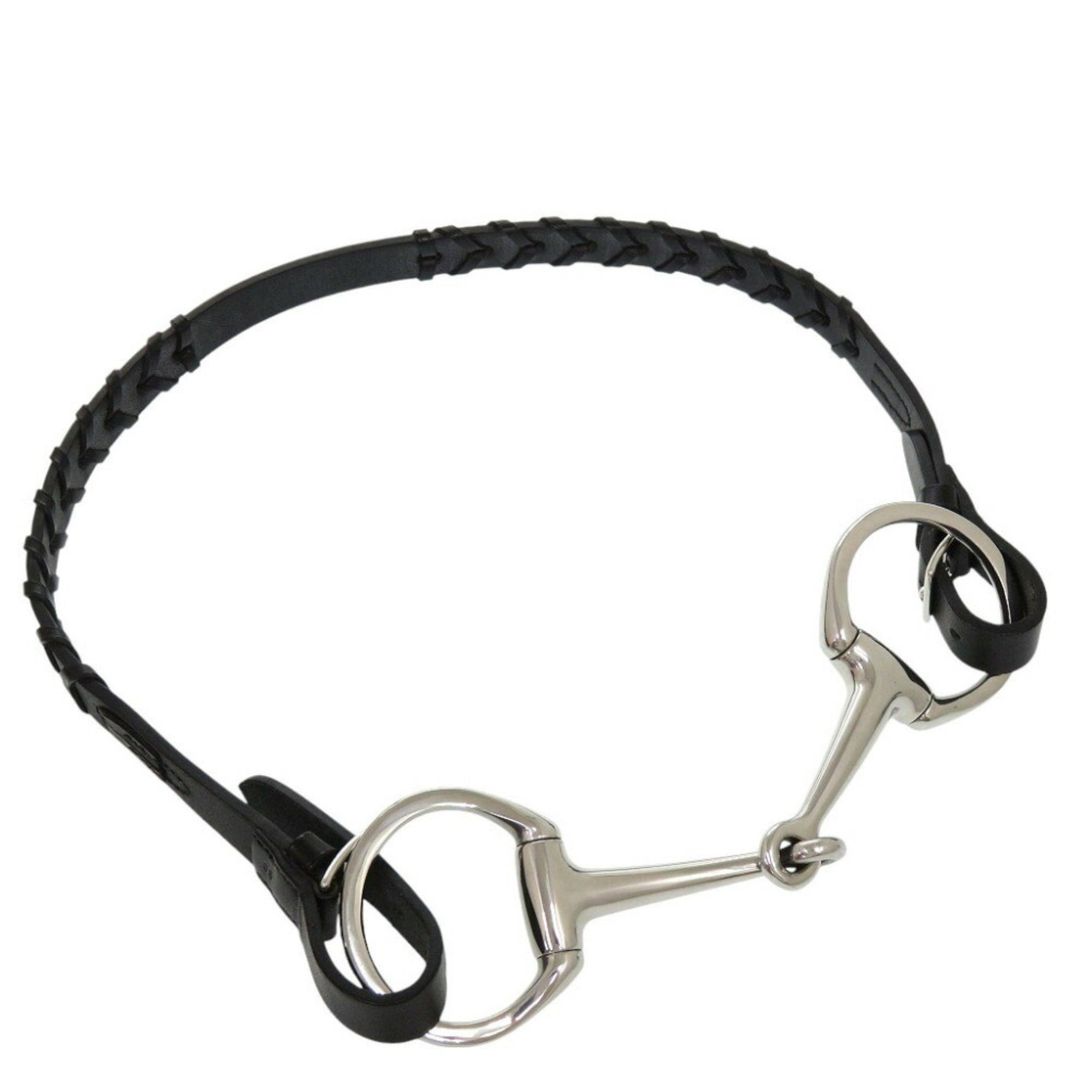 Hermes Horsebit Buckle, Veau Swift Leather, Black, Hardware, O Stamp (Made in 2011), Belt, 0273HERMES