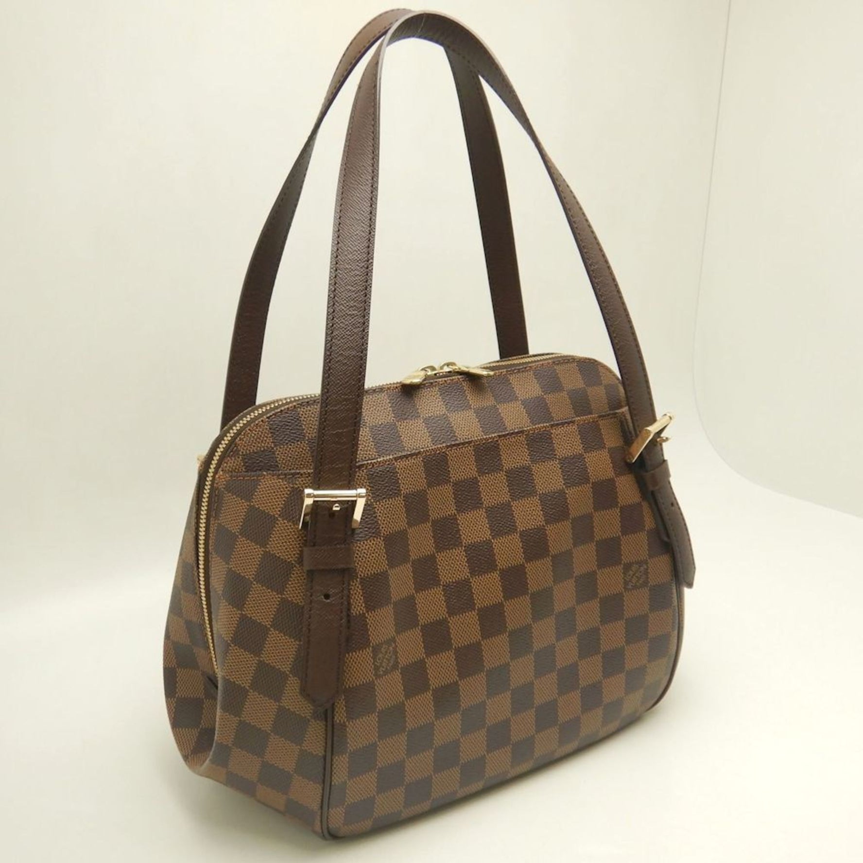 Louis Vuitton Damier Belem MM Ebene Shoulder Bag