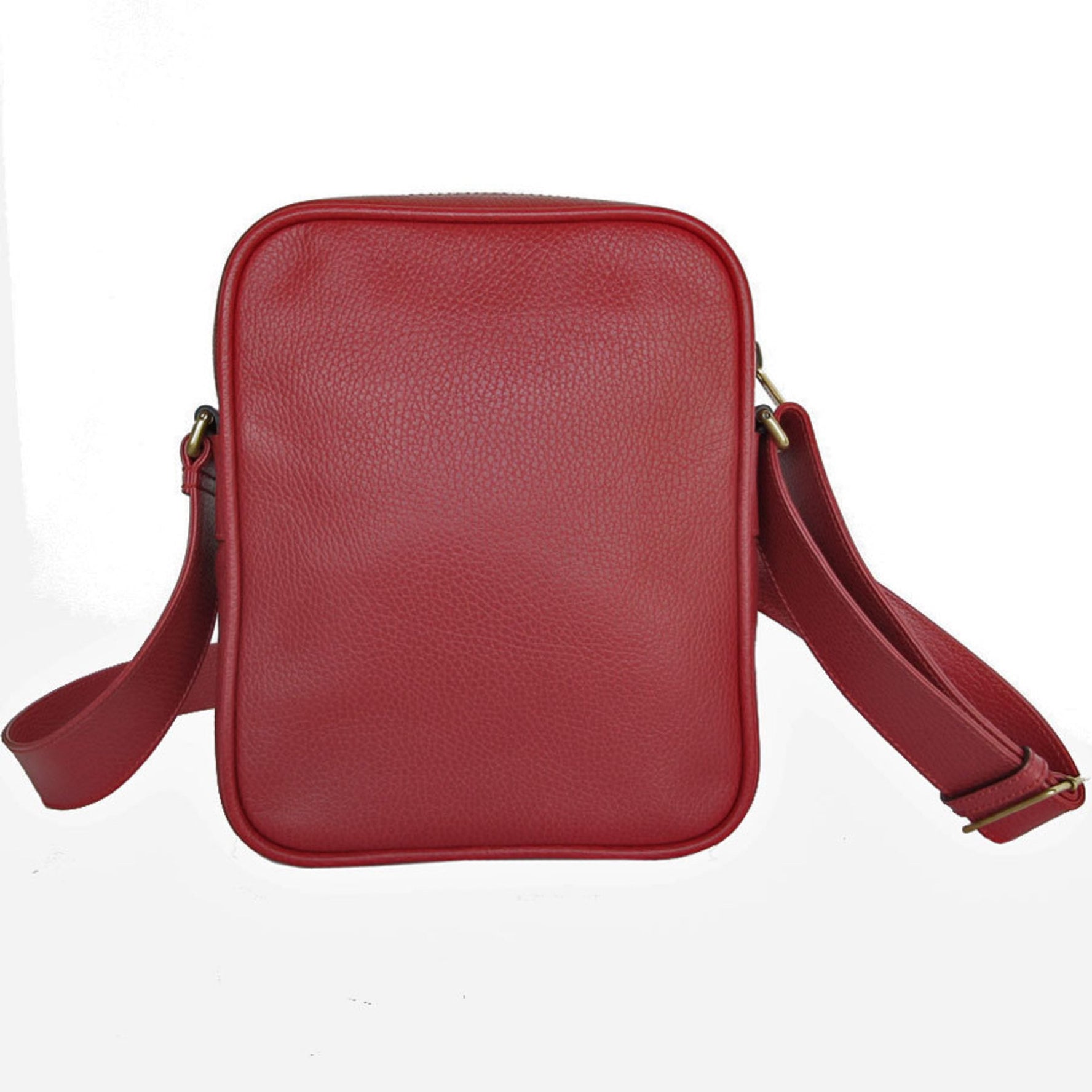 GUCCI Shoulder Bag Leather Dark Red Gold Men's s0263a