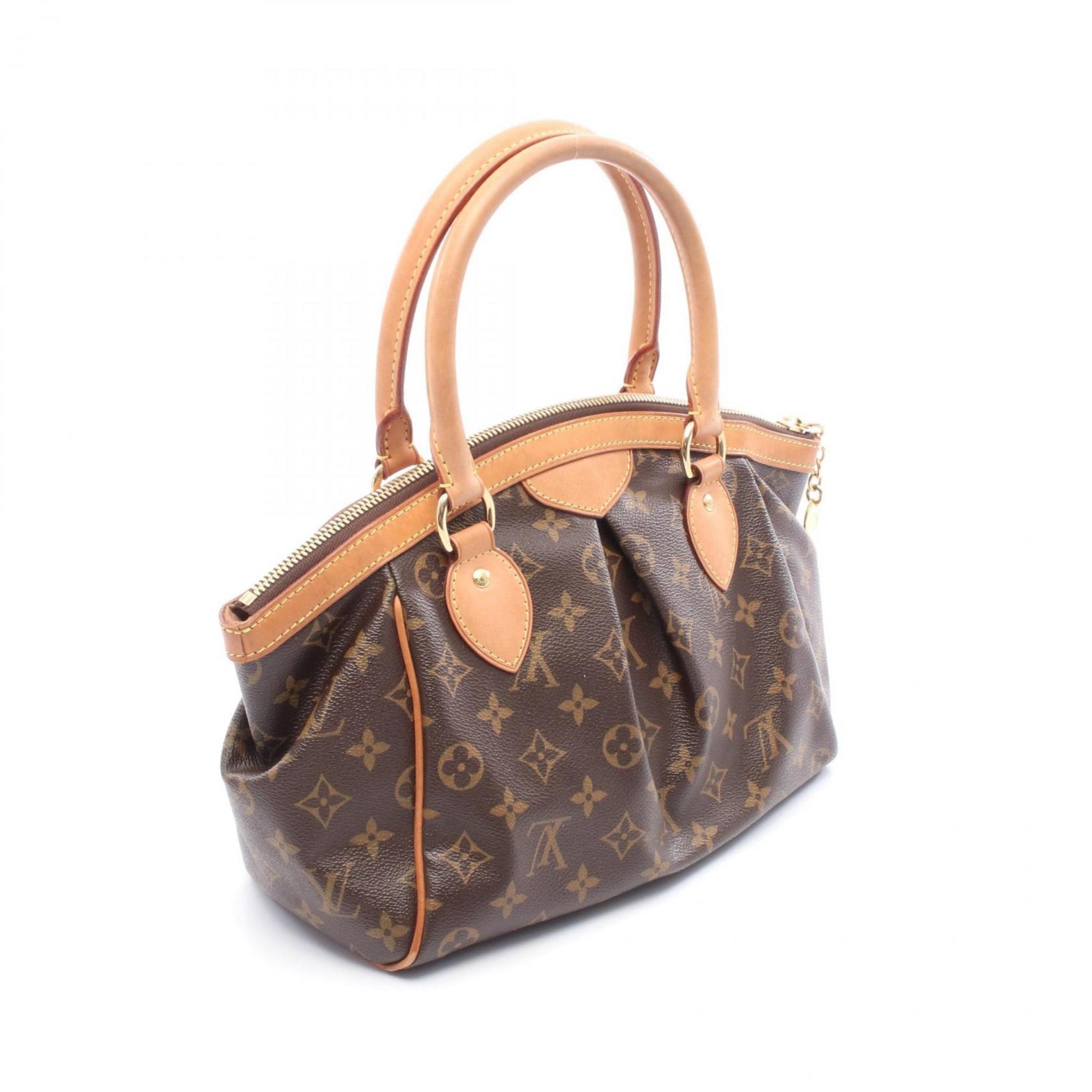 Louis Vuitton Tivoli PM Monogram Handbag, Coated Canvas and Leather