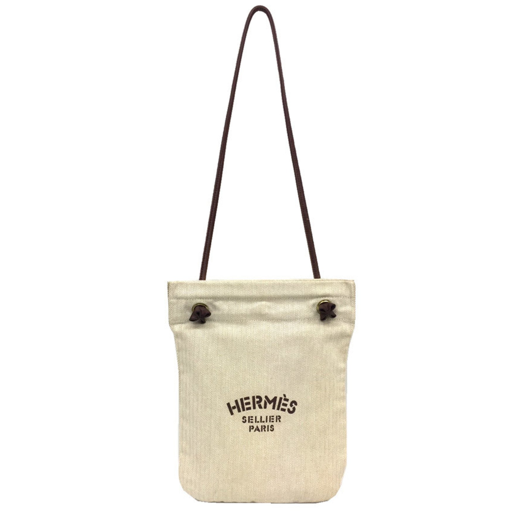 HERMES Aline PM shoulder bag cotton canvas Hermes