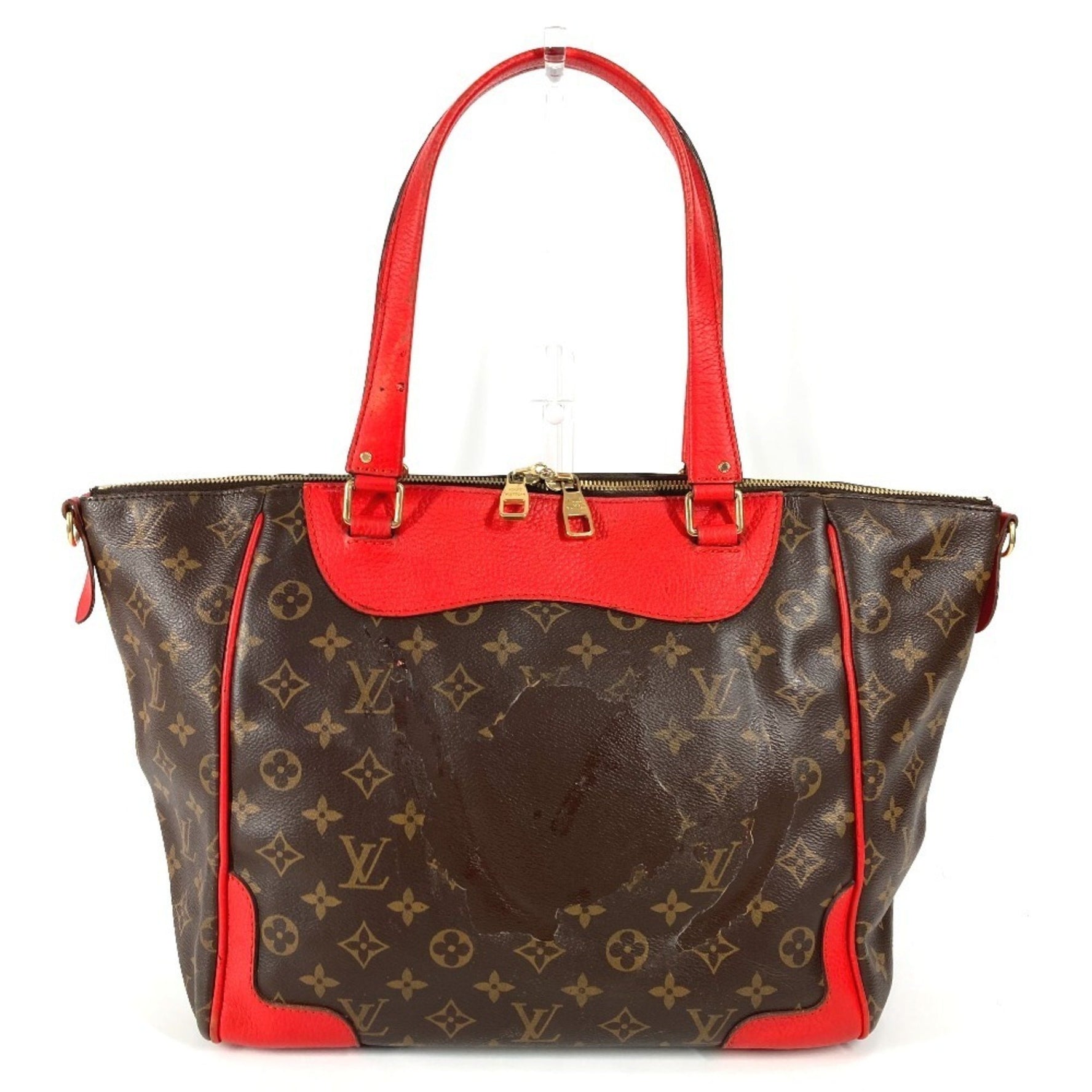 Louis Vuitton Monogram Estrella Bag, Shoulder Bicolor, Canvas, Coquelicot, Red