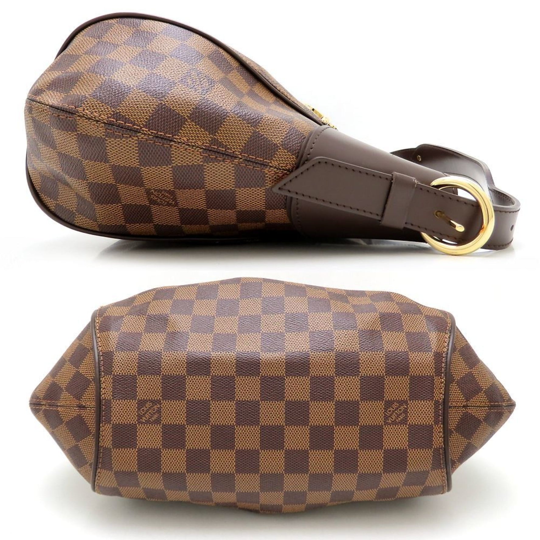 LOUIS VUITTON Damier Sistine MM N41541 Shoulder Bag Ebene