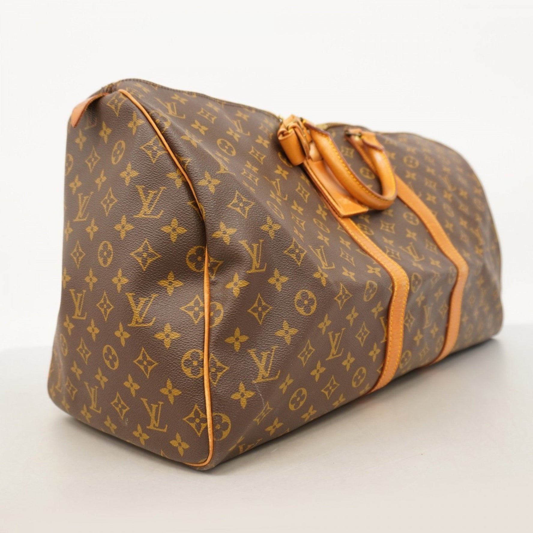 Louis Vuitton Monogram Keepall 55 Boston Bag Men's and