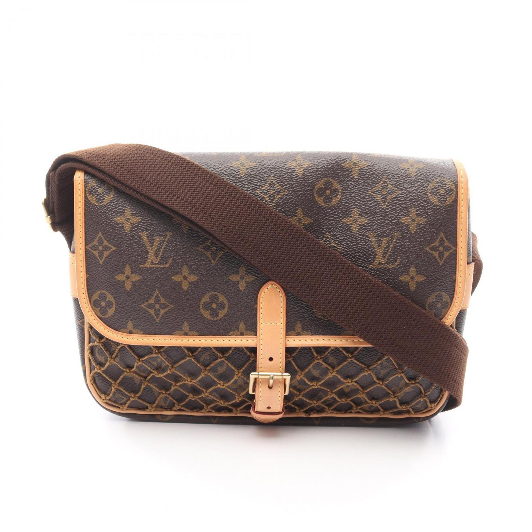 Louis Vuitton Congo PM Monogram Shoulder Bag, Coated Canvas and Leather, Brown
