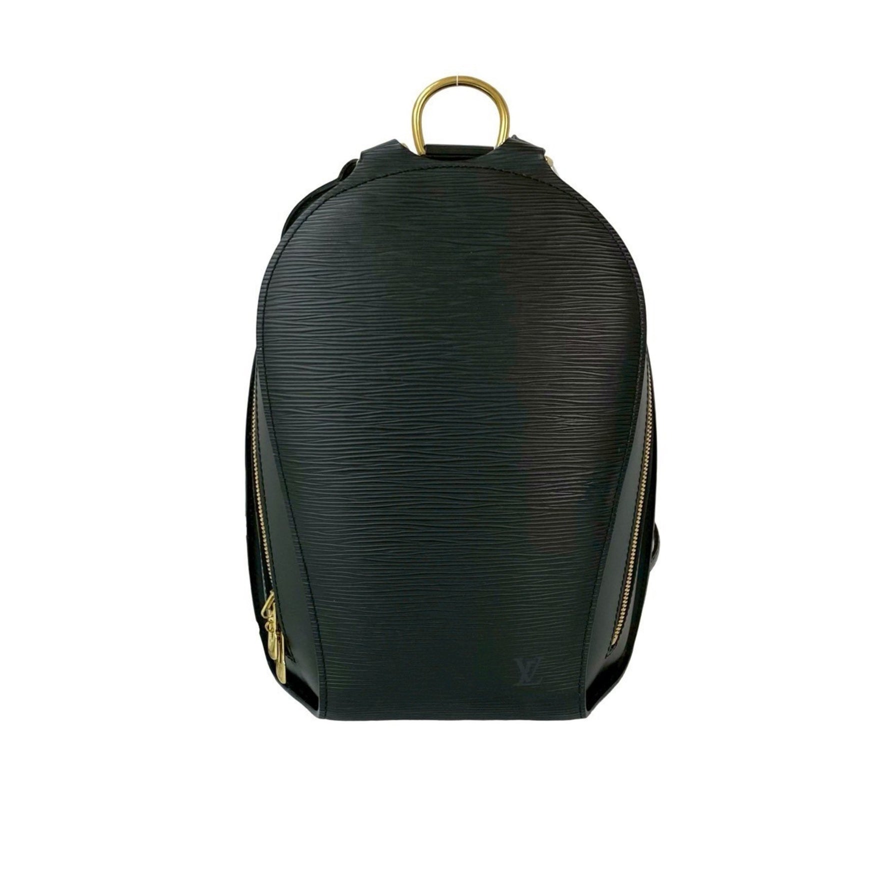 LOUIS VUITTON Vintage Mabillon Epi Leather Backpack in Noir -5188