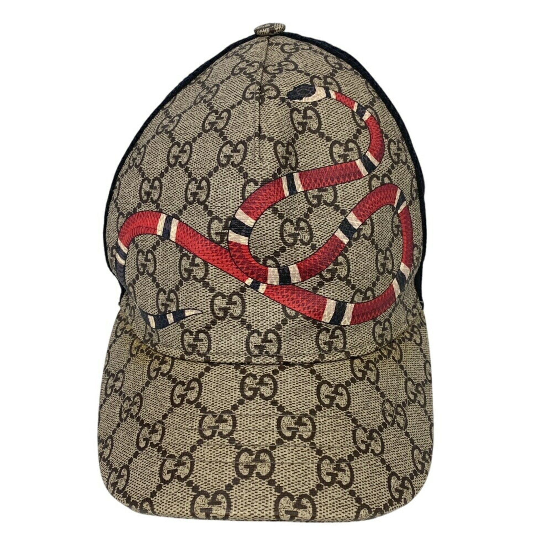 GUCCI GG Supreme Cap Beige Men's