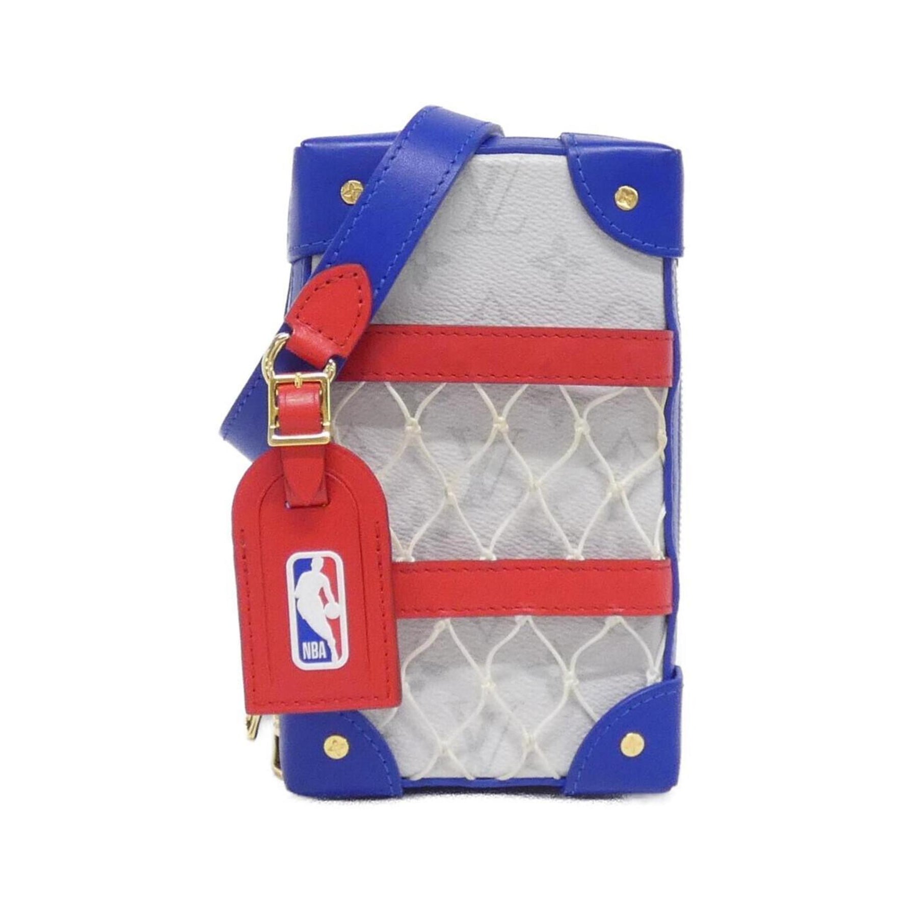 Louis Vuitton Monogram White (LVxNBA) Soft Trunk Phone Box Handbag