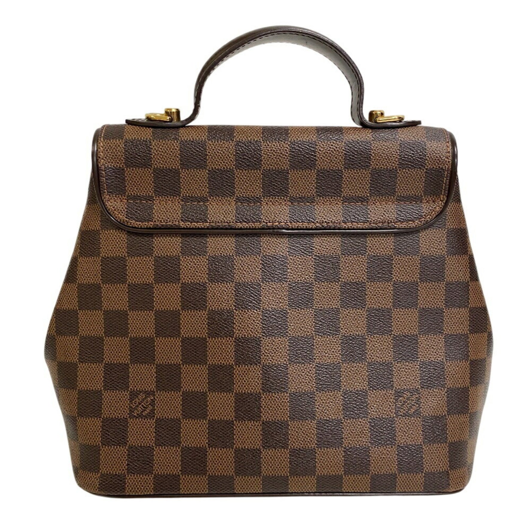LOUIS VUITTON N41167 Bergamo PM Damier Handbag, Brown, Women's